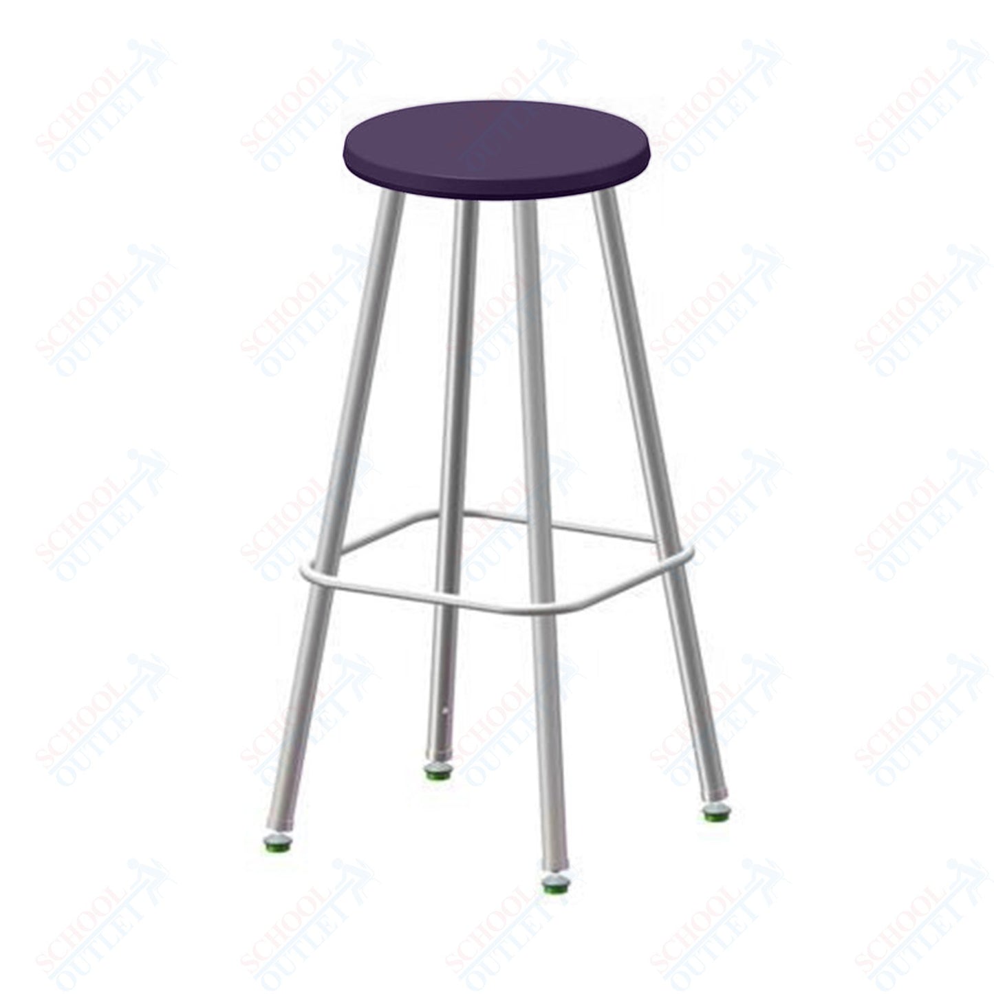 USA Capitol Euroflex Poly Seat Stool Fixed Height 30" (3130)