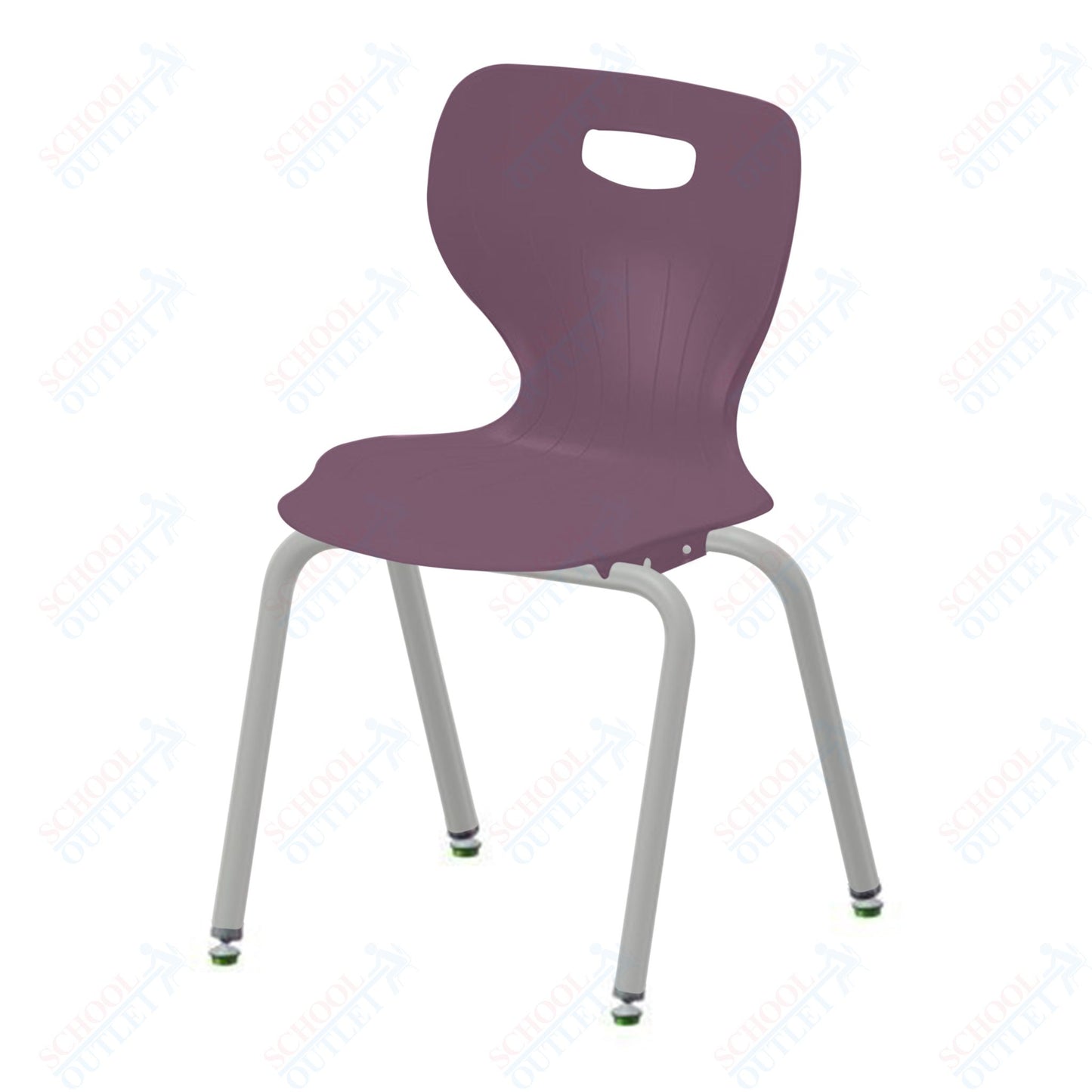 USA Capitol Euroflex 3500 Series 16" Stackable Chairs with Musical Pitch (3506M)