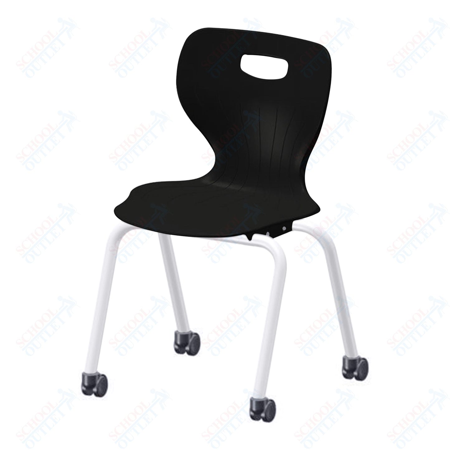 USA Capitol Euroflex 3500 Series 18" Mobile Stackable Chair (3508C)