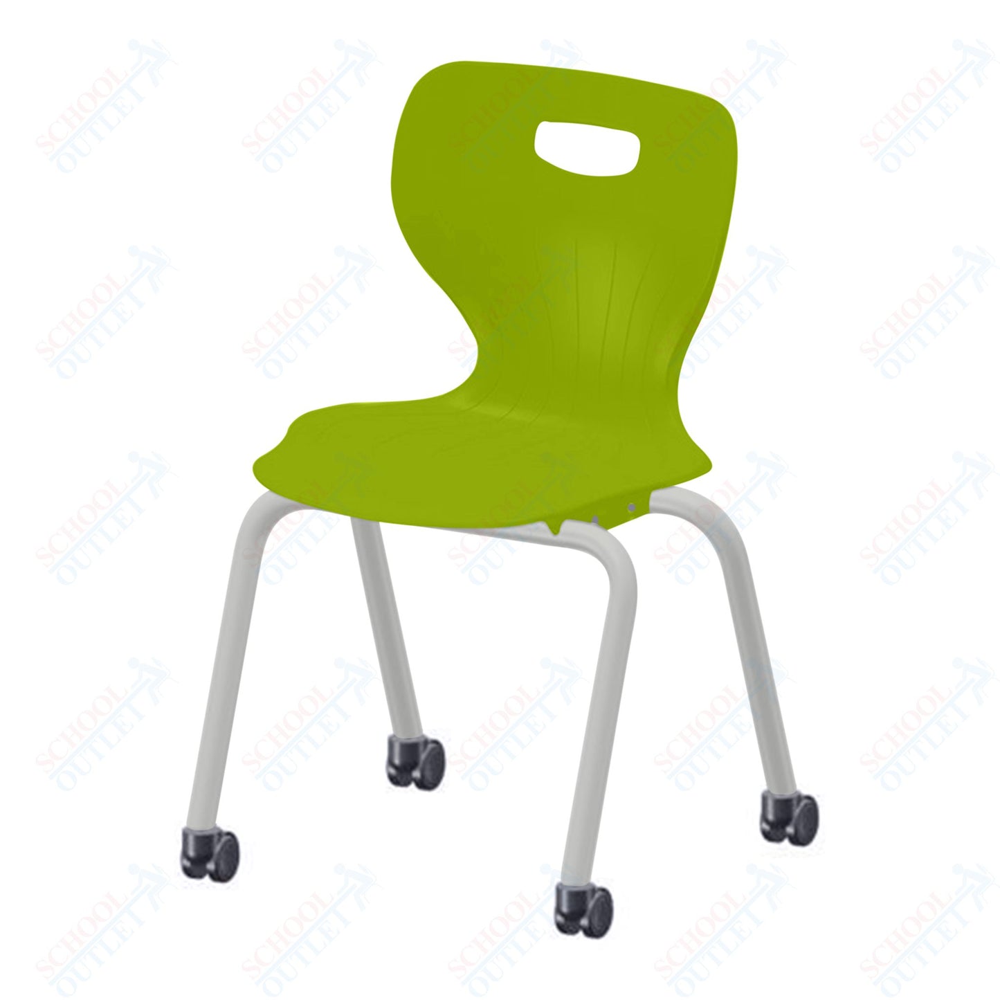 USA Capitol Euroflex 3500 Series 18" Mobile Stackable Chair (3508C)
