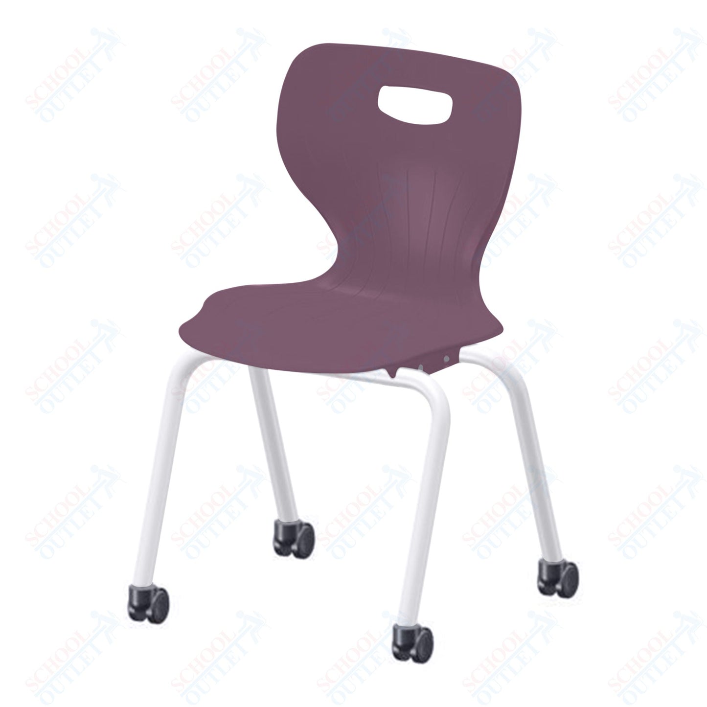 USA Capitol Euroflex 3500 Series 18" Mobile Stackable Chair (3508C)