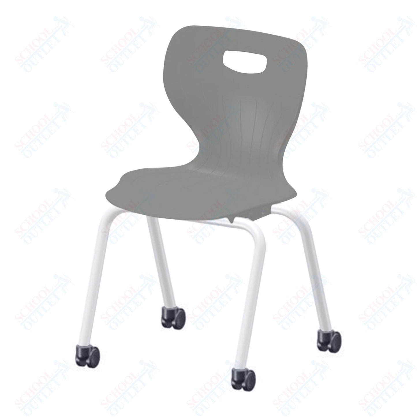 USA Capitol Euroflex 3500 Series 18" Mobile Stackable Chair (3508C)
