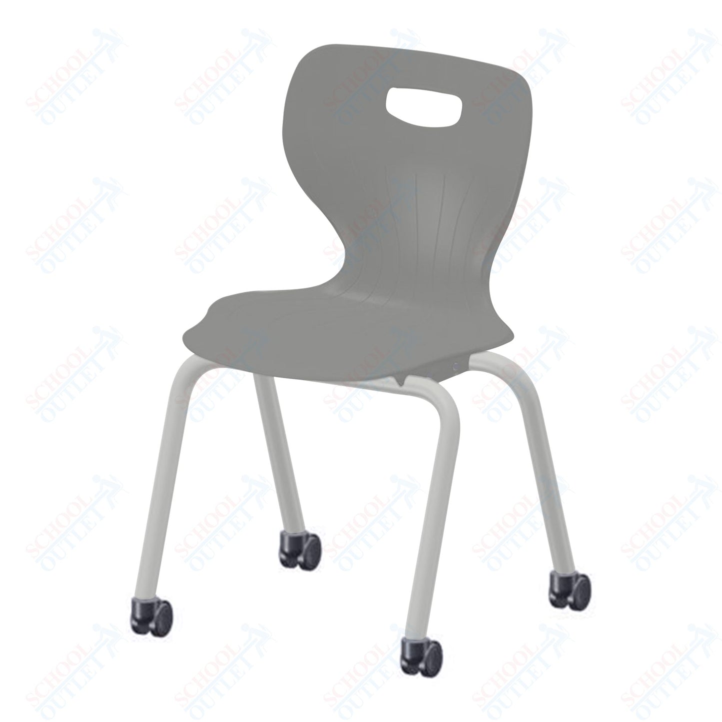 USA Capitol Euroflex 3500 Series 18" Mobile Stackable Chair (3508C)