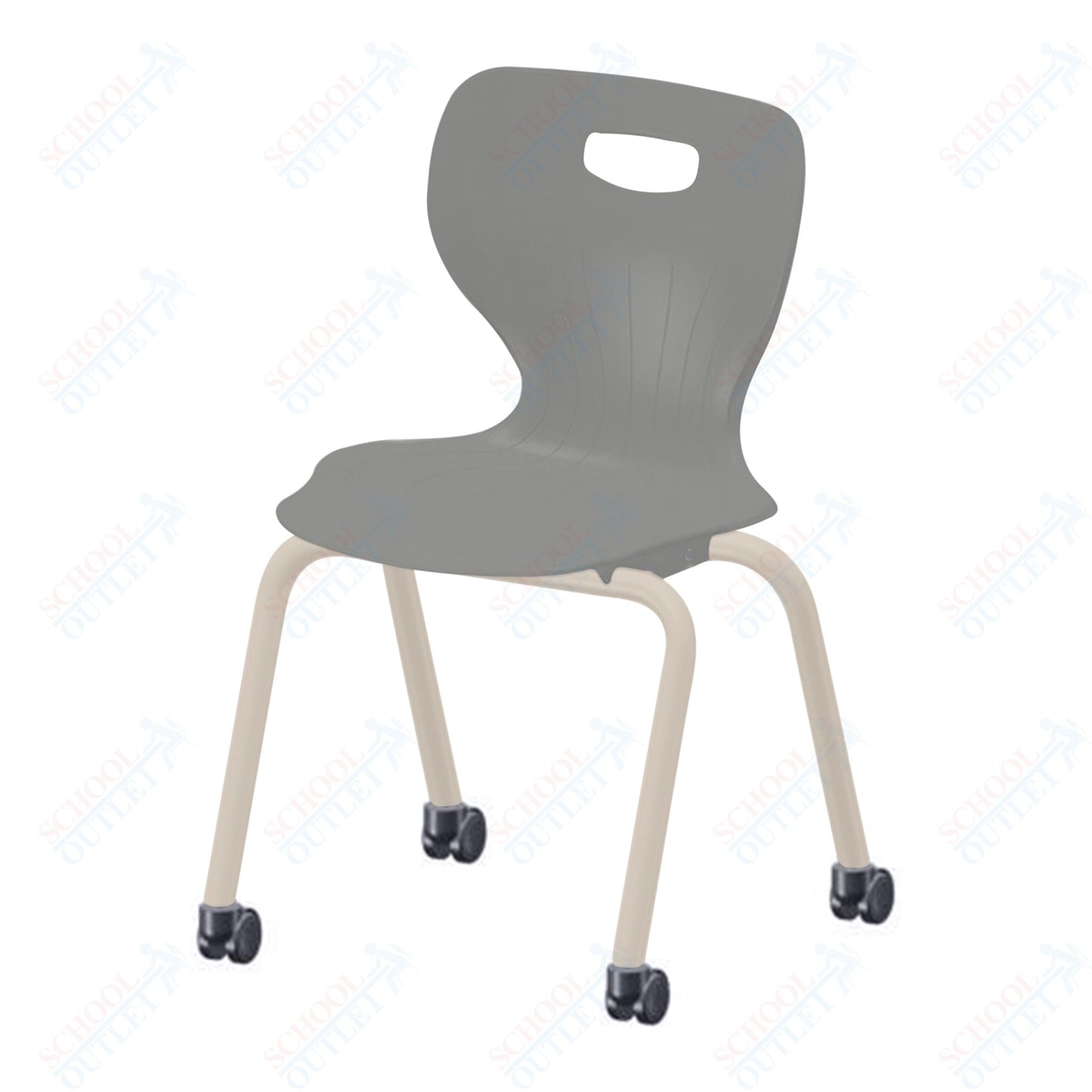USA Capitol Euroflex 3500 Series 18" Mobile Stackable Chair (3508C)