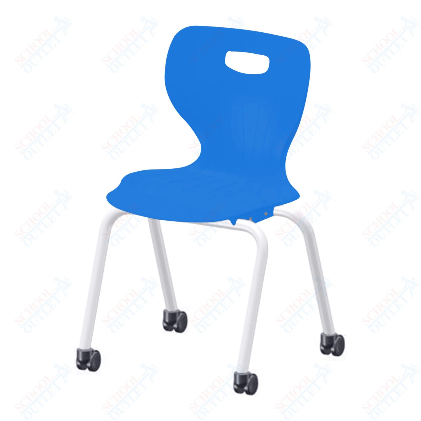 USA Capitol Euroflex 3500 Series 18" Mobile Stackable Chair (3508C)