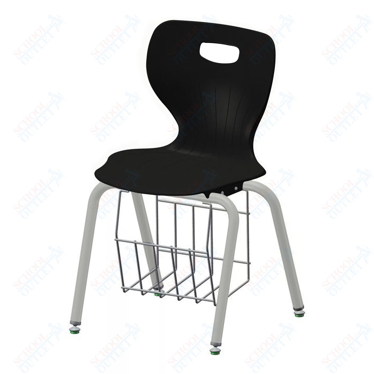 USA Capitol Euroflex 3500 Series 18" Chair with Book Basket (3518)