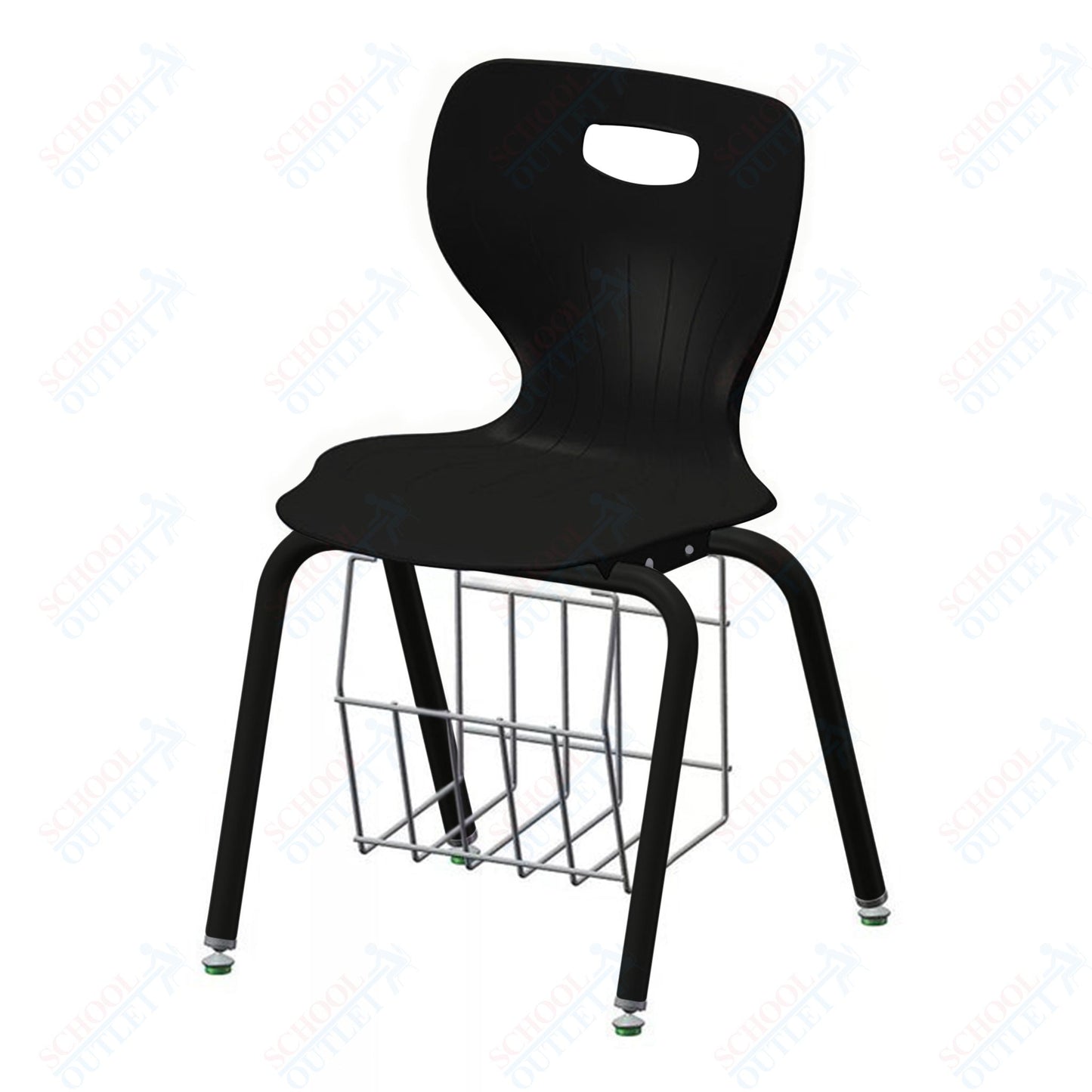 USA Capitol Euroflex 3500 Series 18" Chair with Book Basket (3518)