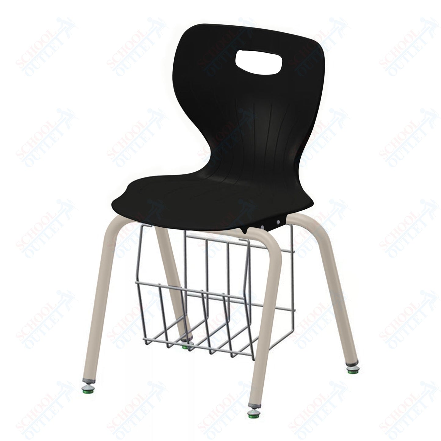 USA Capitol Euroflex 3500 Series 18" Chair with Book Basket (3518)