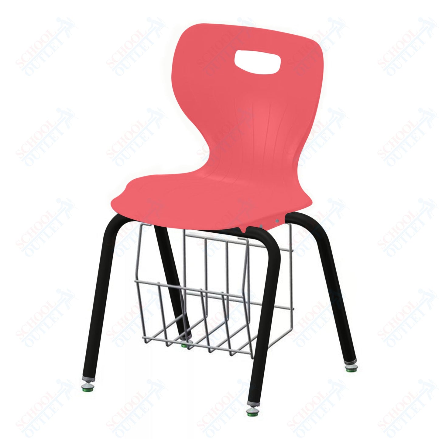 USA Capitol Euroflex 3500 Series 18" Chair with Book Basket (3518)