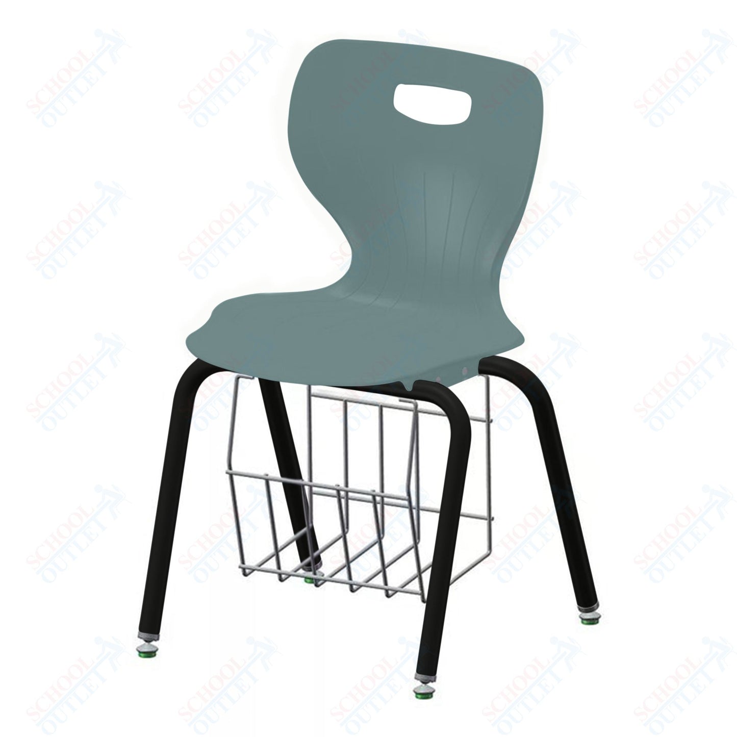 USA Capitol Euroflex 3500 Series 18" Chair with Book Basket (3518)