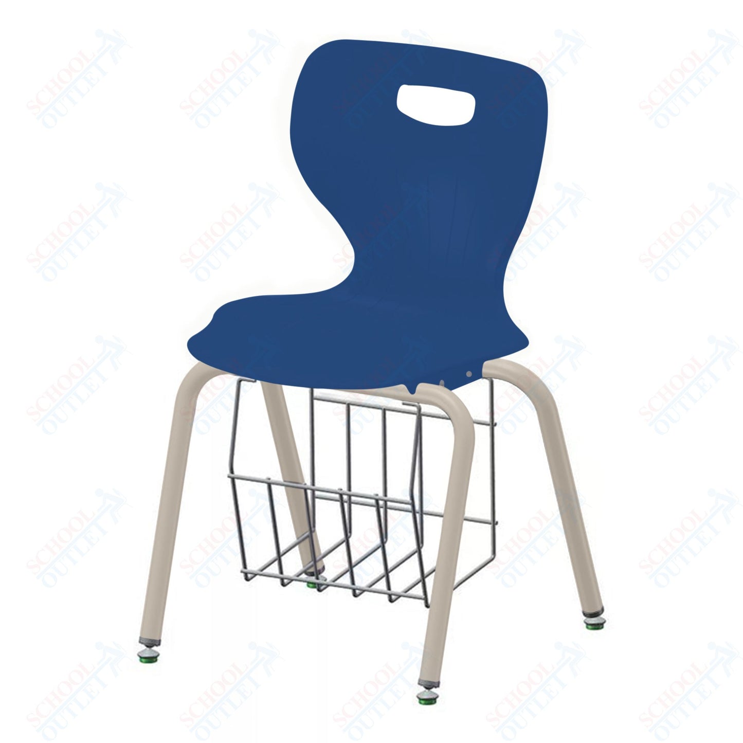 USA Capitol Euroflex 3500 Series 18" Chair with Book Basket (3518)