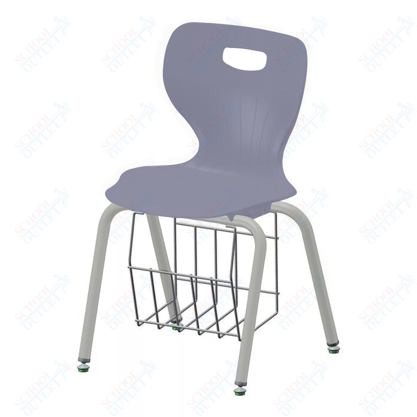 USA Capitol Euroflex 3500 Series 18" Chair with Book Basket (3518)