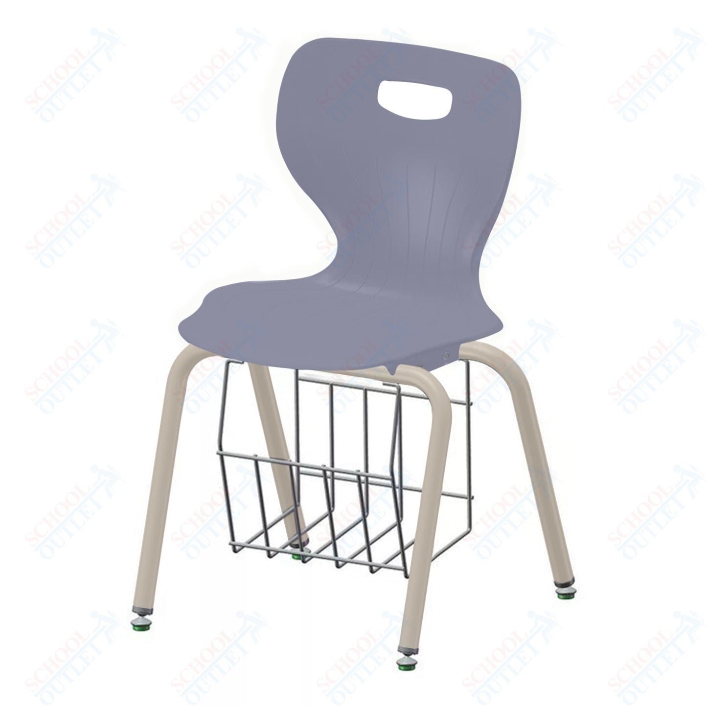 USA Capitol Euroflex 3500 Series 18" Chair with Book Basket (3518)