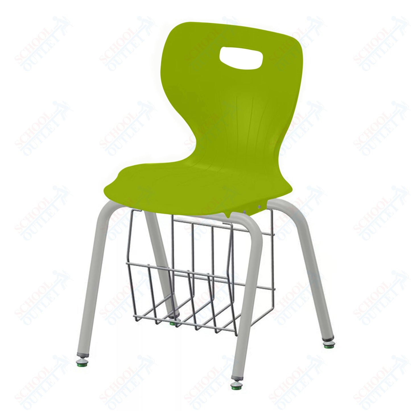USA Capitol Euroflex 3500 Series 18" Chair with Book Basket (3518)