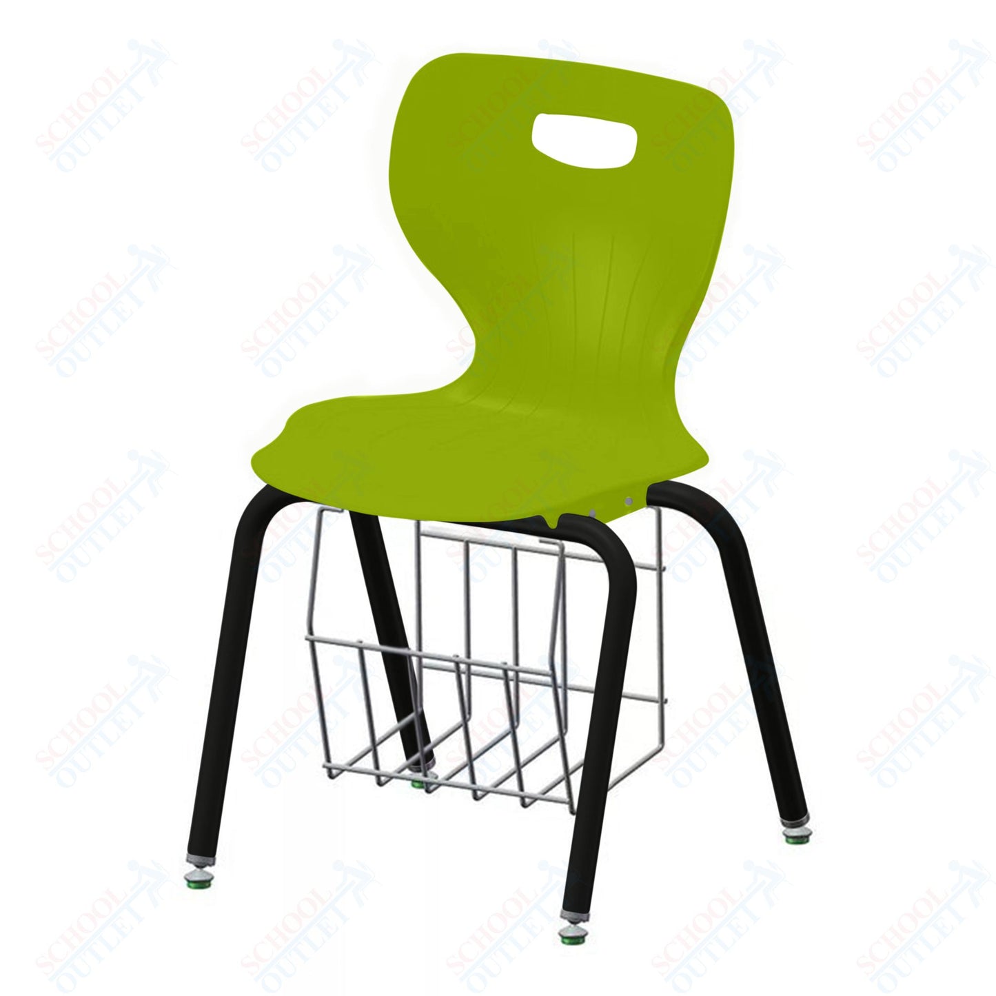 USA Capitol Euroflex 3500 Series 18" Chair with Book Basket (3518)