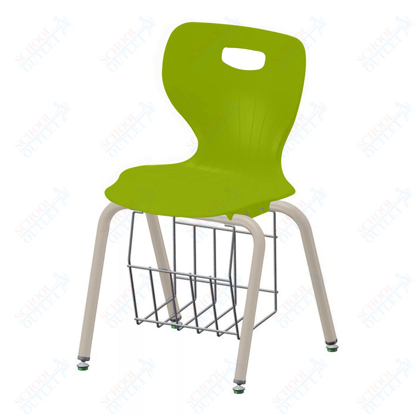 USA Capitol Euroflex 3500 Series 18" Chair with Book Basket (3518)