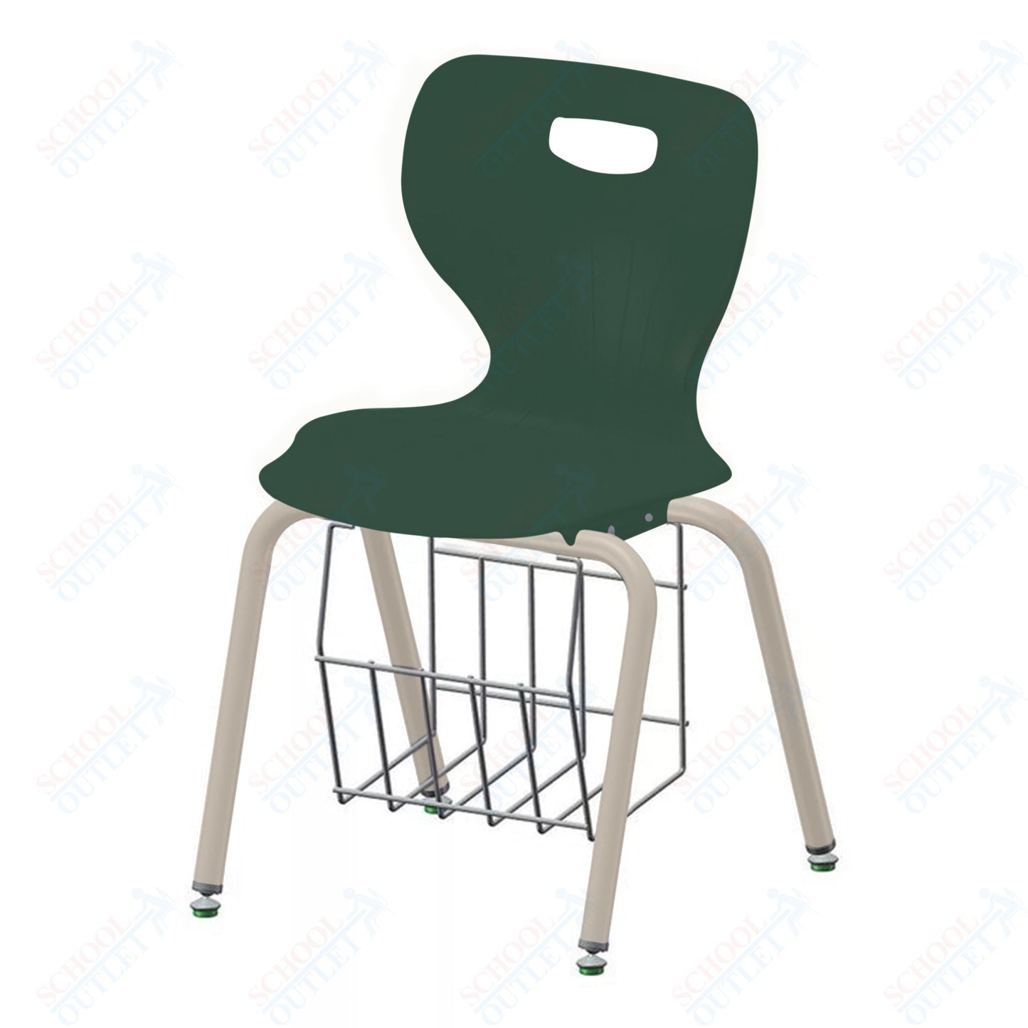 USA Capitol Euroflex 3500 Series 18" Chair with Book Basket (3518)