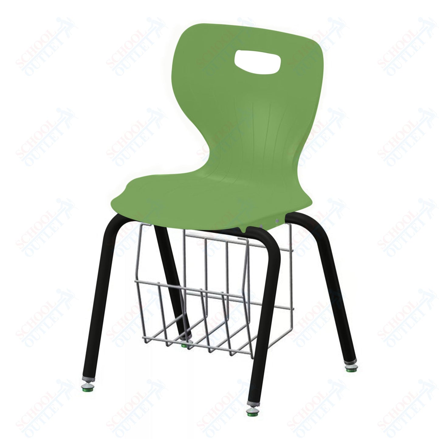 USA Capitol Euroflex 3500 Series 18" Chair with Book Basket (3518)