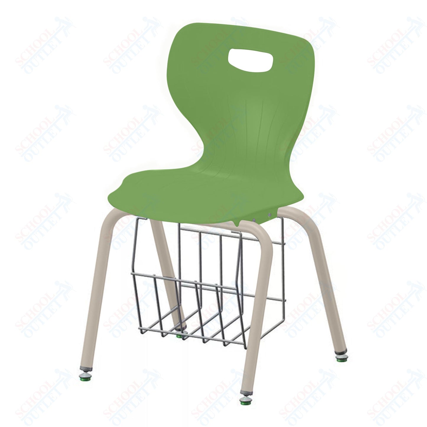 USA Capitol Euroflex 3500 Series 18" Chair with Book Basket (3518)