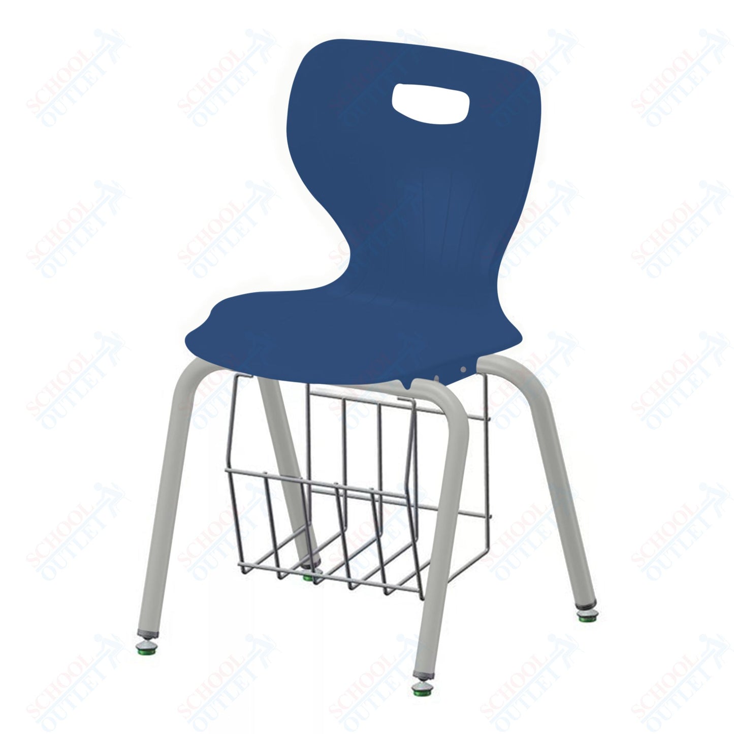 USA Capitol Euroflex 3500 Series 18" Chair with Book Basket (3518)