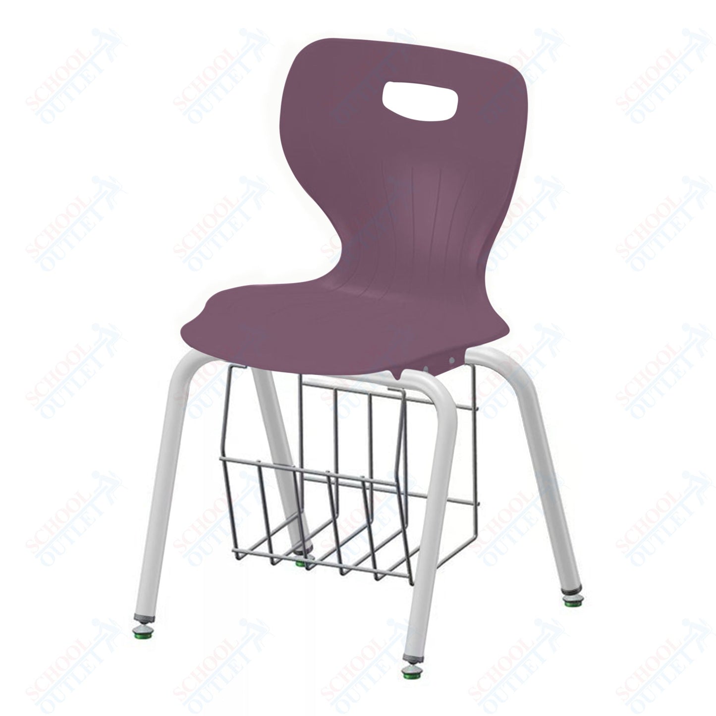 USA Capitol Euroflex 3500 Series 18" Chair with Book Basket (3518)
