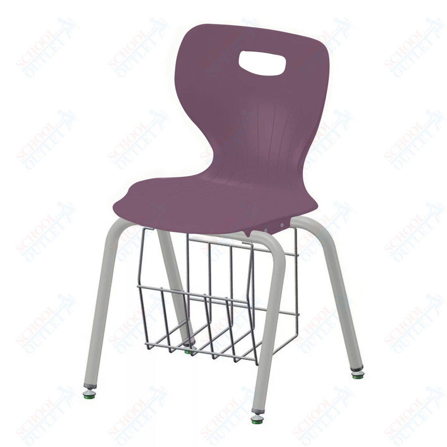USA Capitol Euroflex 3500 Series 18" Chair with Book Basket (3518)