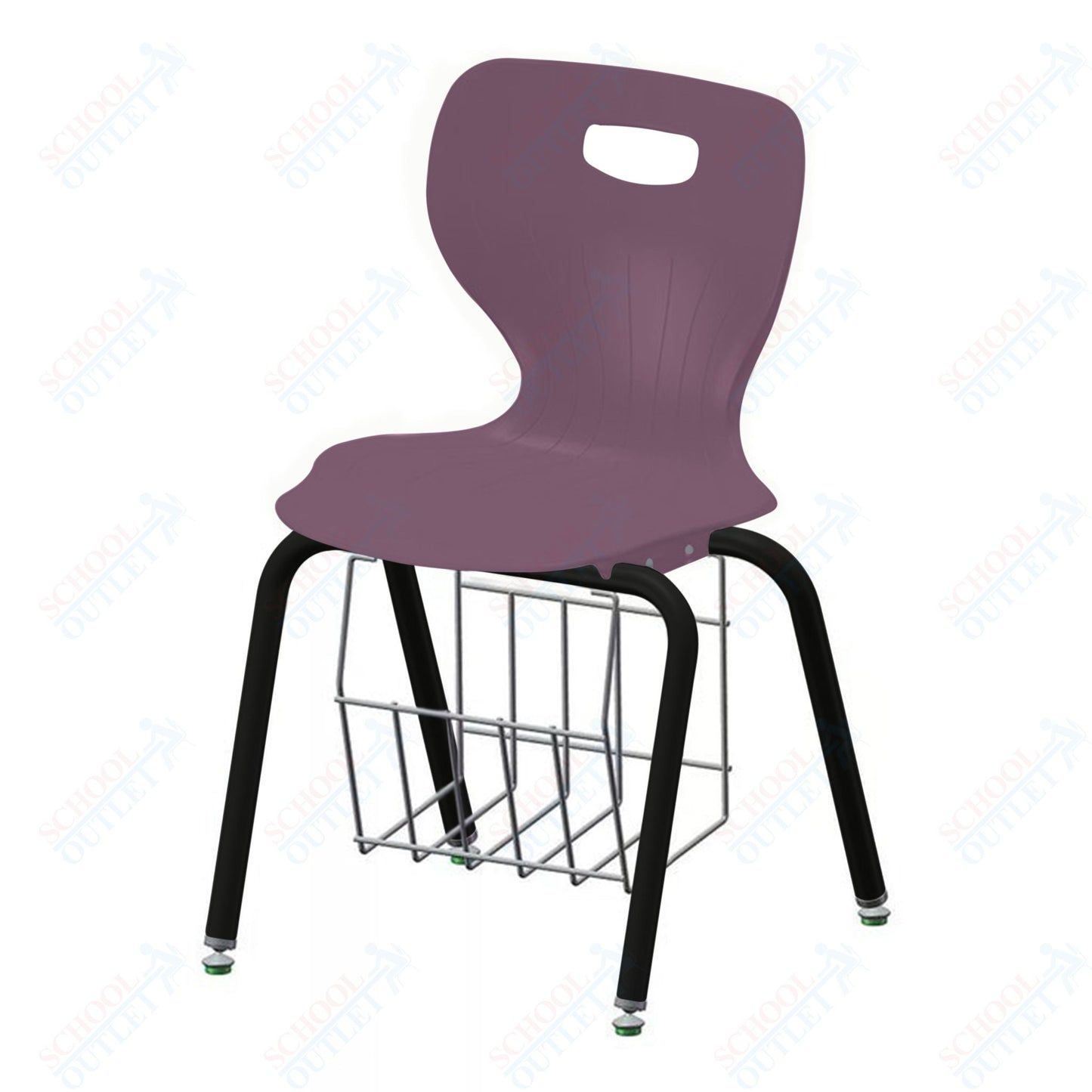 USA Capitol Euroflex 3500 Series 18" Chair with Book Basket (3518)