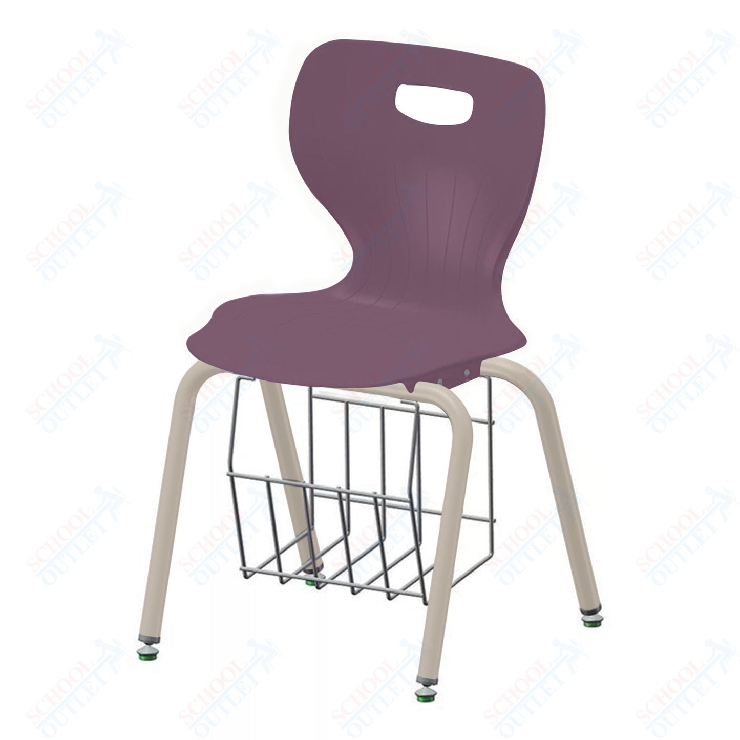USA Capitol Euroflex 3500 Series 18" Chair with Book Basket (3518)