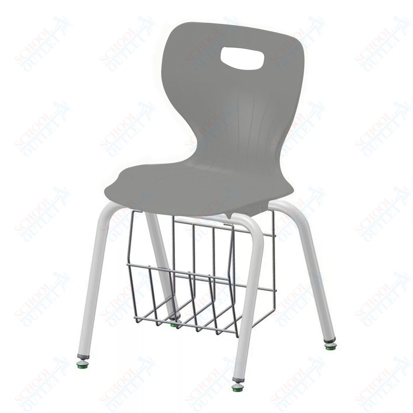 USA Capitol Euroflex 3500 Series 18" Chair with Book Basket (3518)