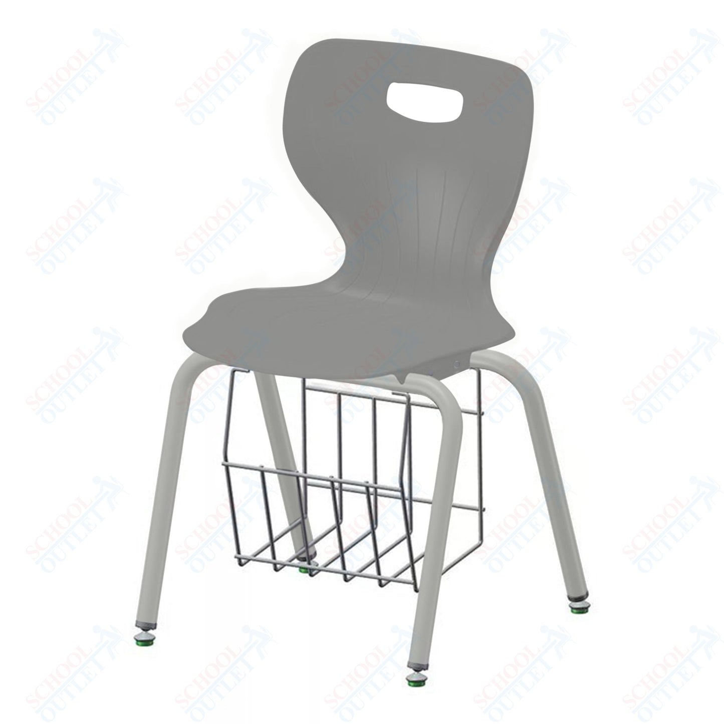 USA Capitol Euroflex 3500 Series 18" Chair with Book Basket (3518)