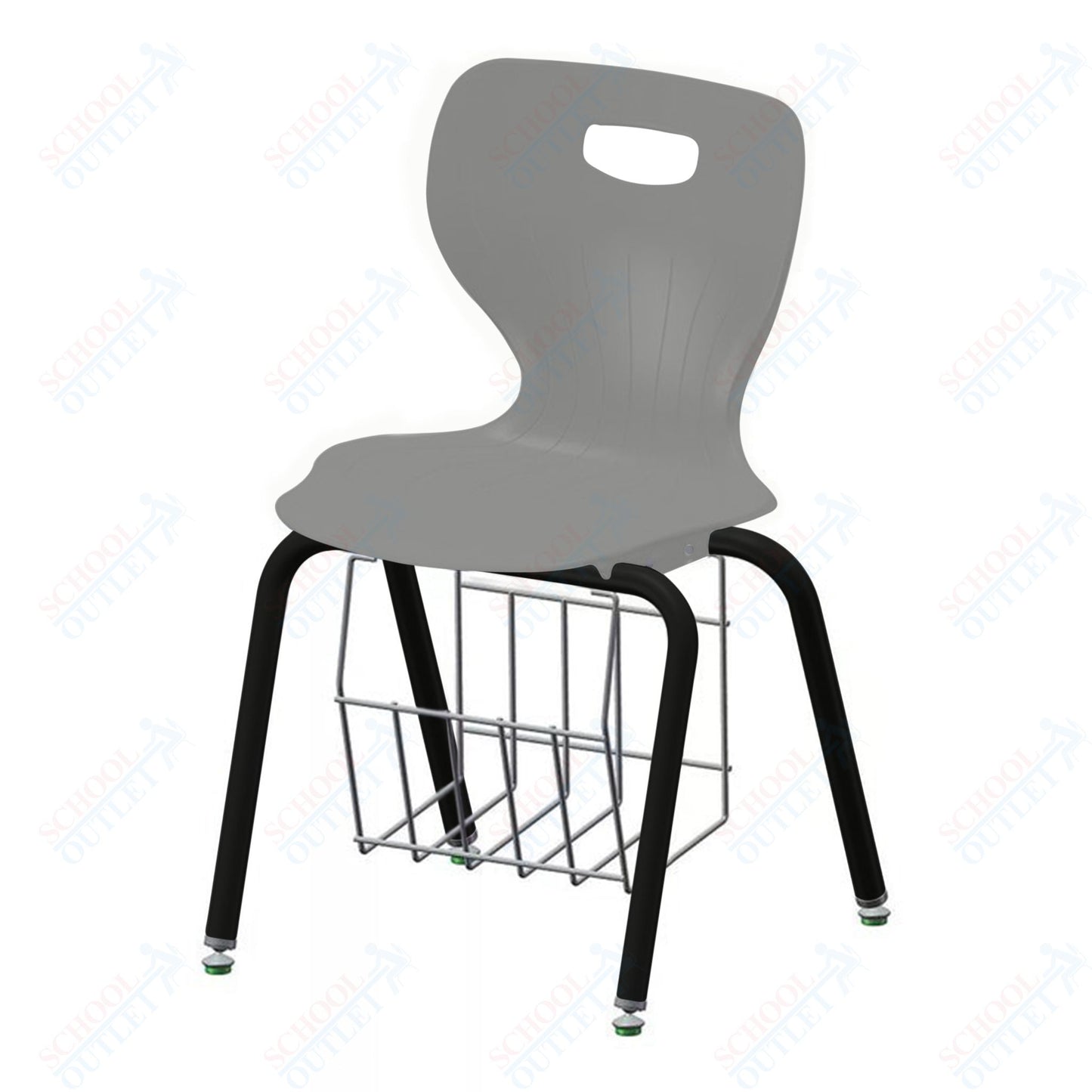 USA Capitol Euroflex 3500 Series 18" Chair with Book Basket (3518)