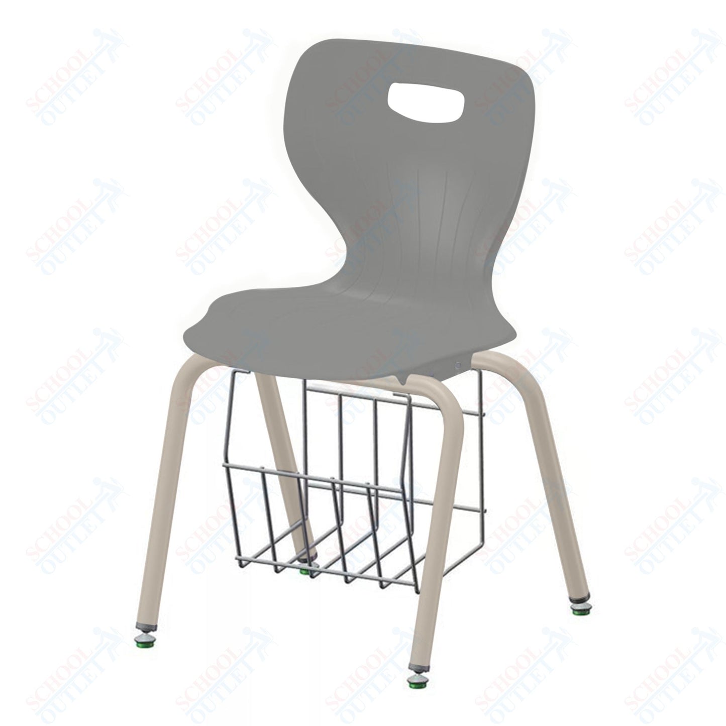 USA Capitol Euroflex 3500 Series 18" Chair with Book Basket (3518)