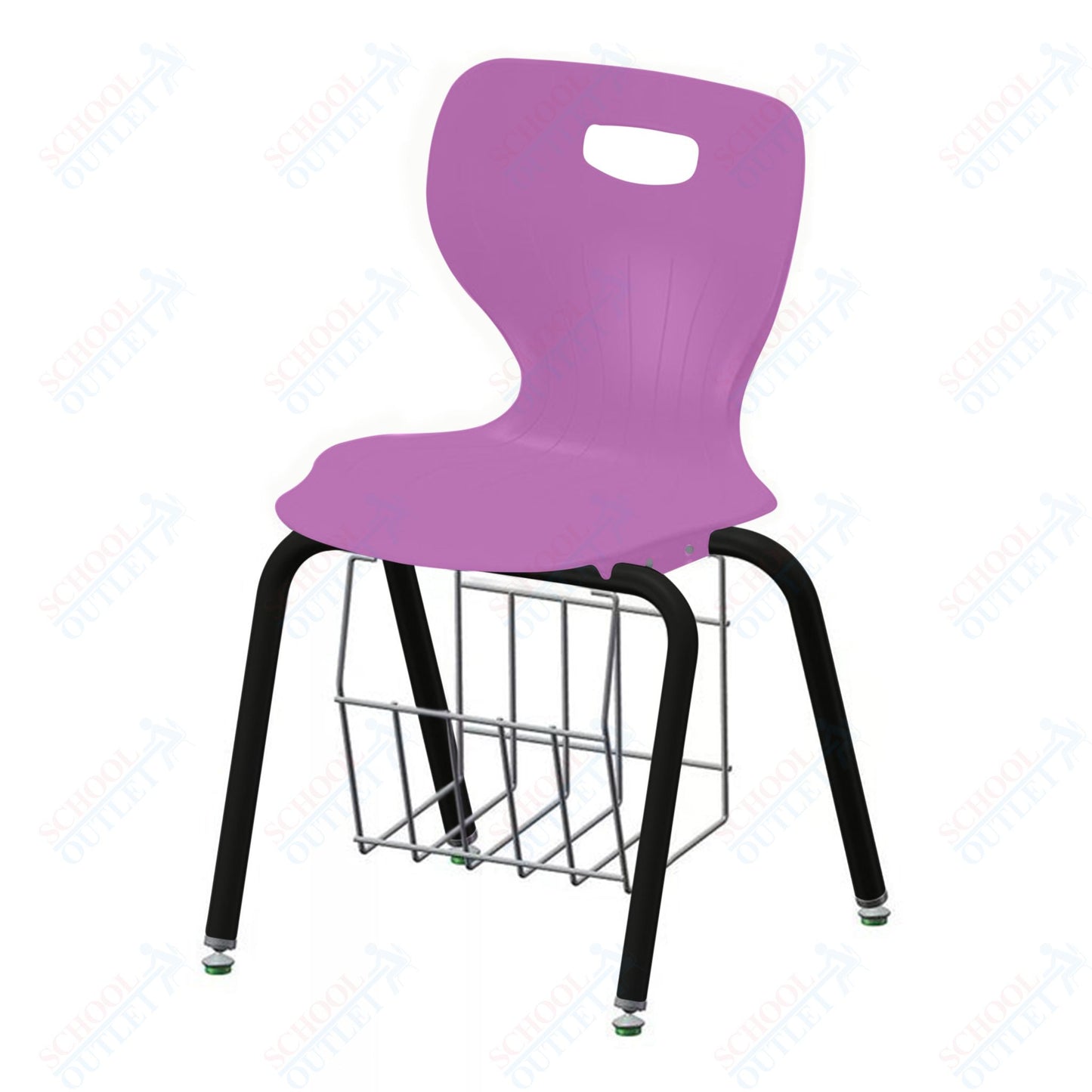 USA Capitol Euroflex 3500 Series 18" Chair with Book Basket (3518)