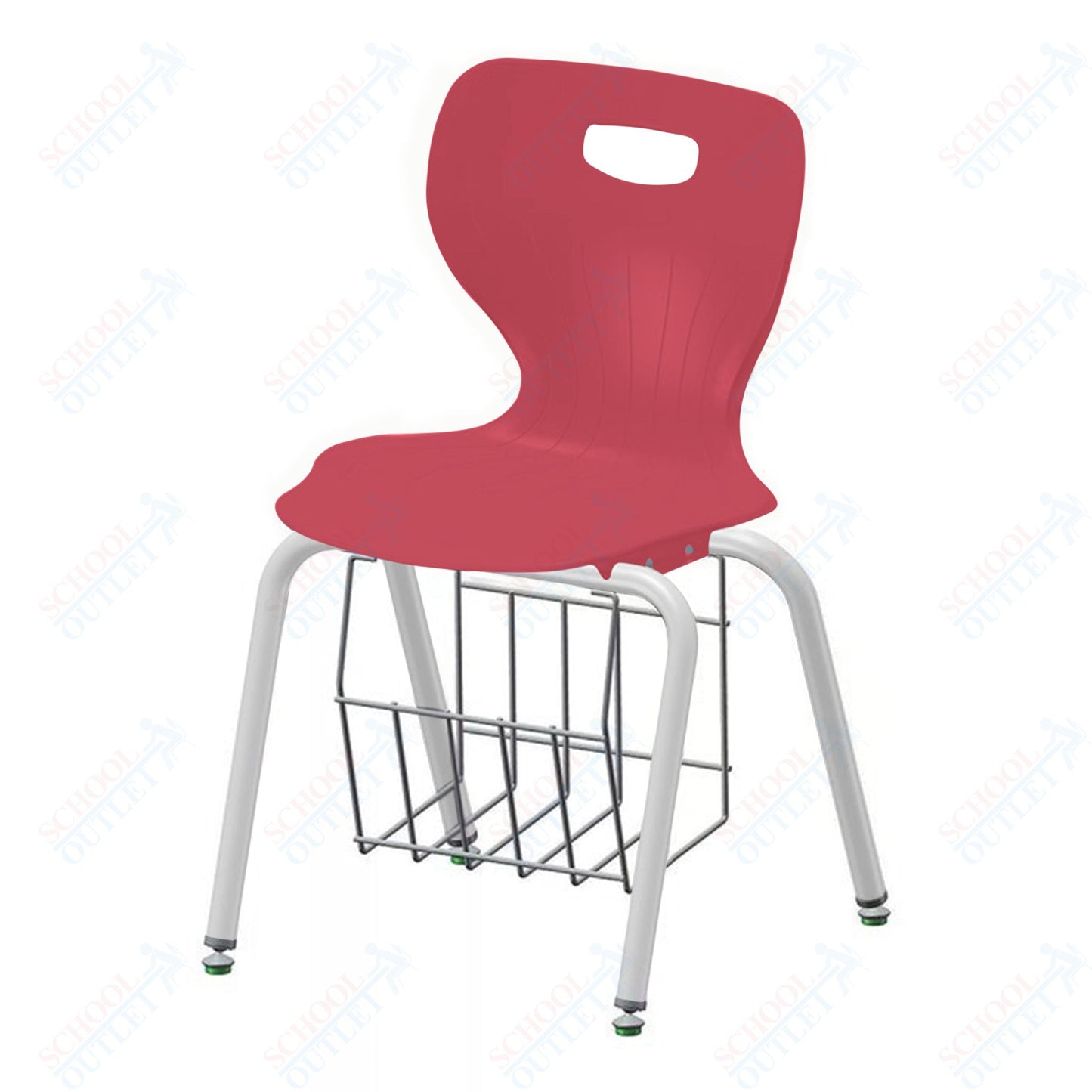 USA Capitol Euroflex 3500 Series 18" Chair with Book Basket (3518)