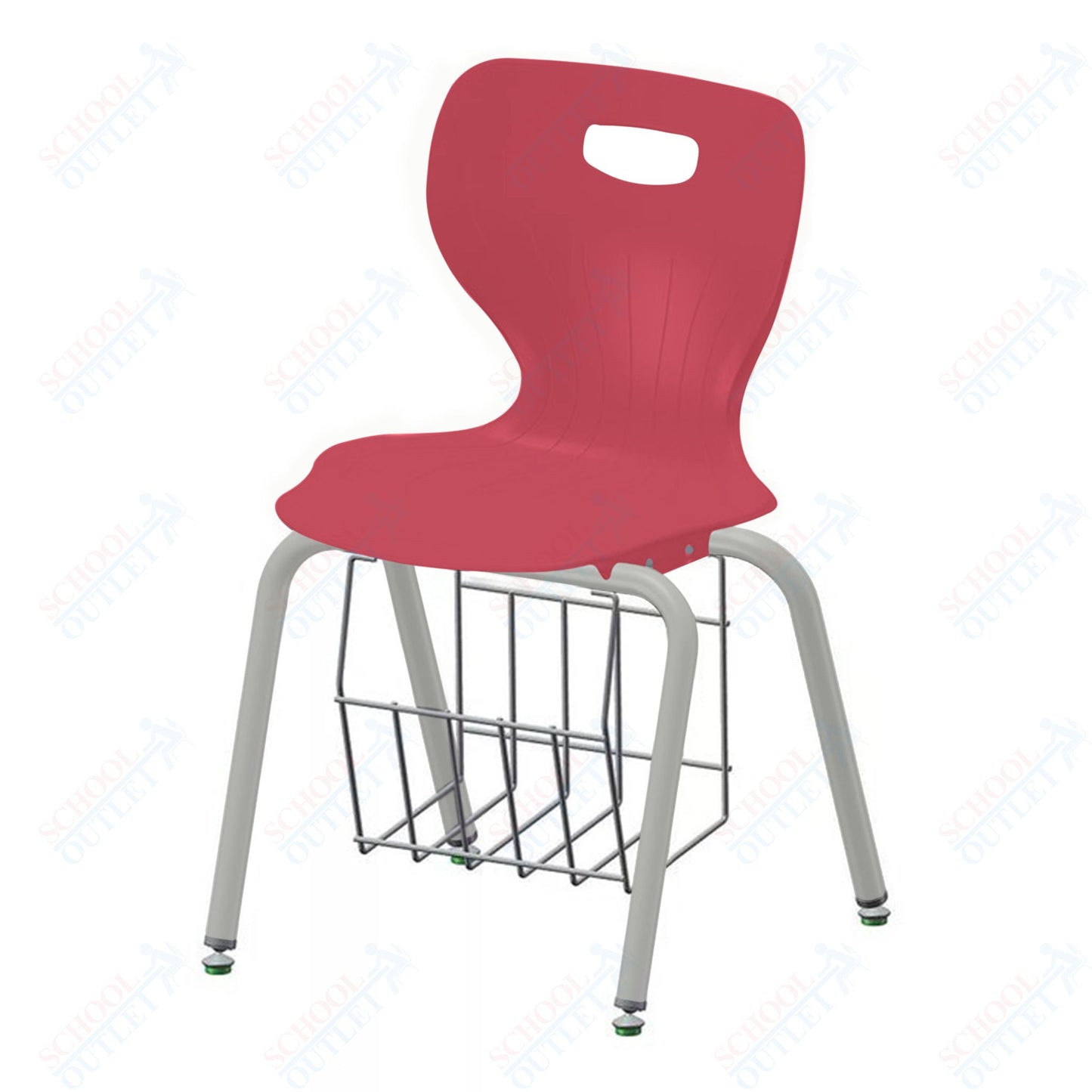 USA Capitol Euroflex 3500 Series 18" Chair with Book Basket (3518)