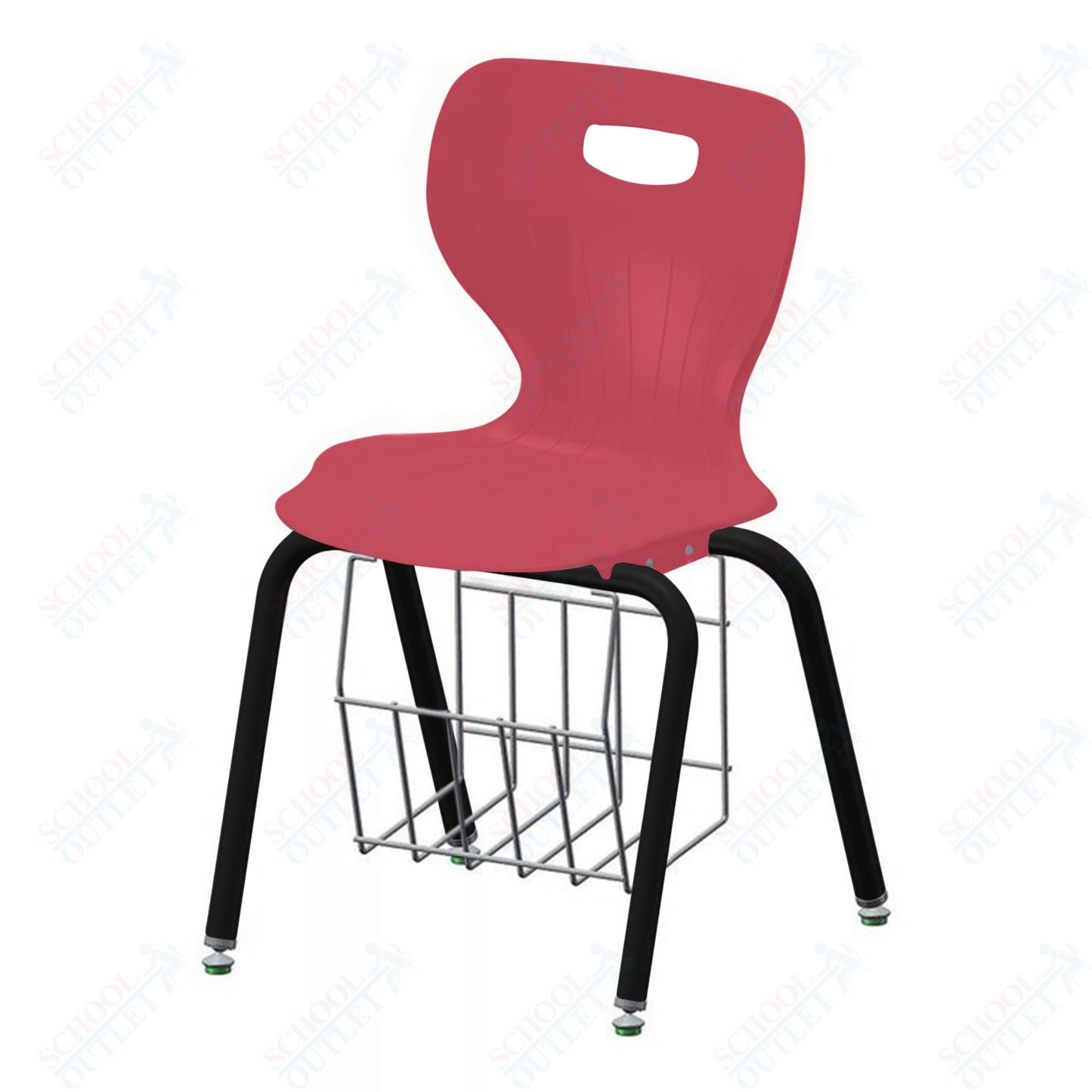 USA Capitol Euroflex 3500 Series 18" Chair with Book Basket (3518)
