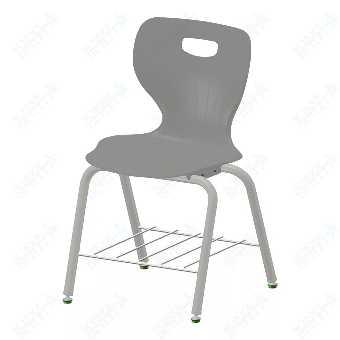 USA Capitol Euroflex 3500 Series 18" Chair with Flat Book Rack (3528)