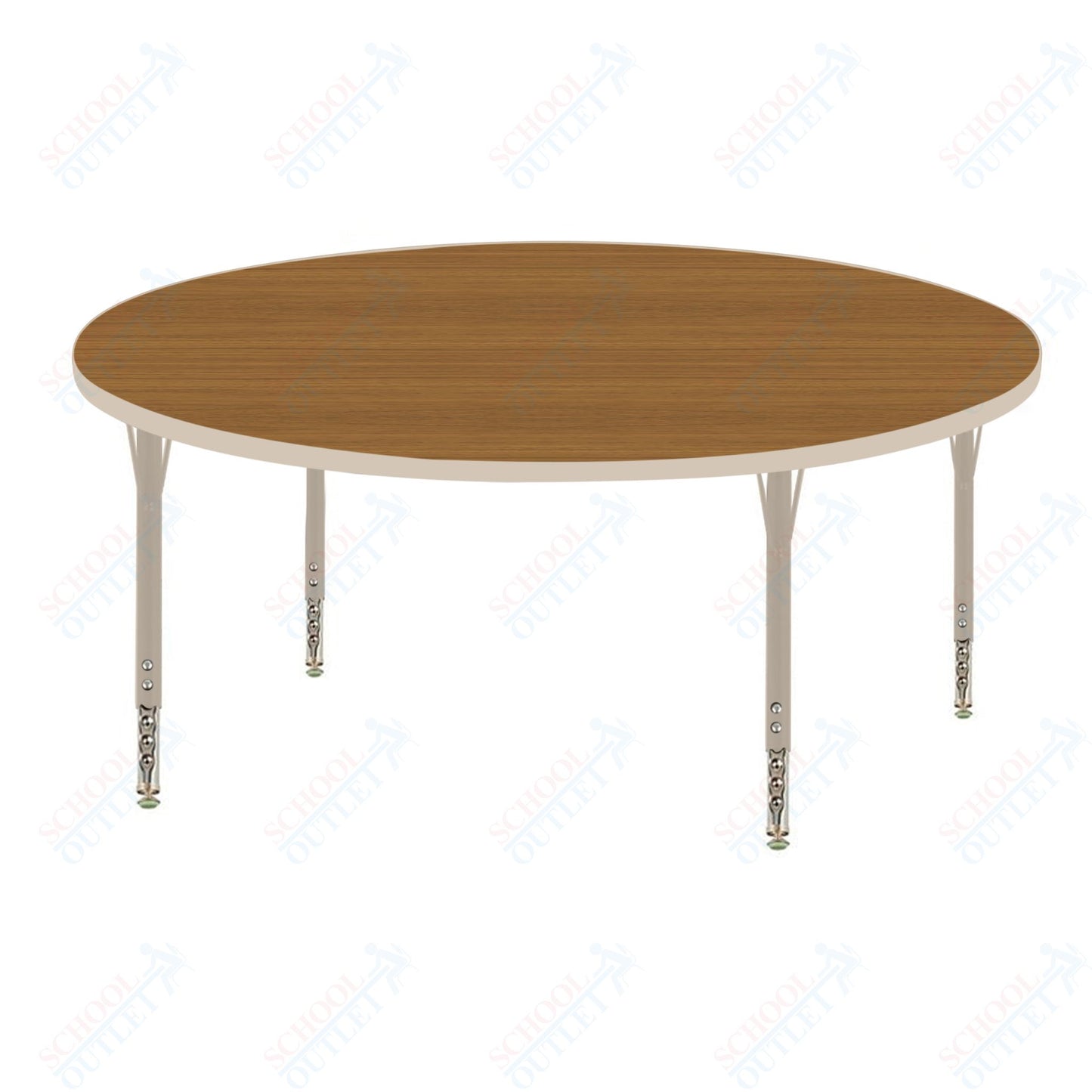 USA Capitol 36" Round Activity Table Adjustable Height 23"-31" (36RSE)