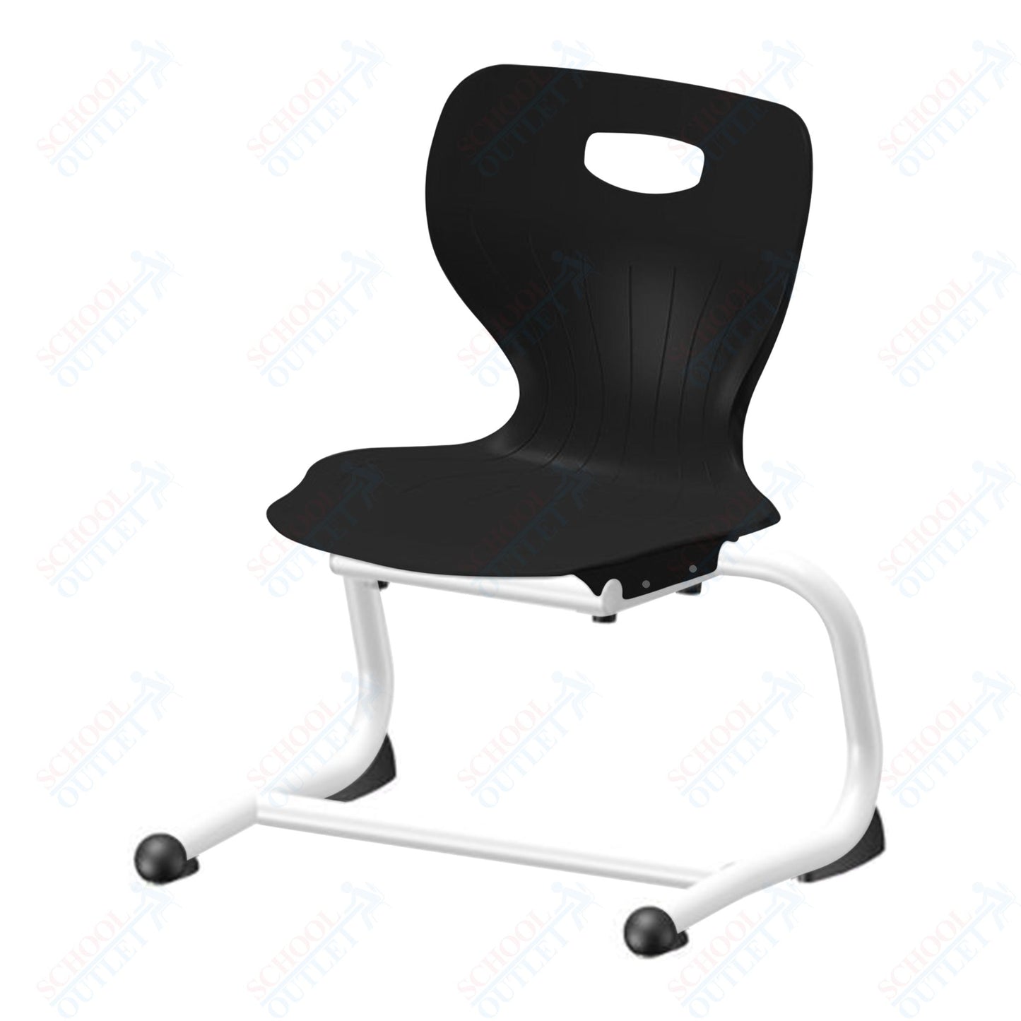 USA Capitol Euroflex 12" Stackable Cantilever Chair (3702)