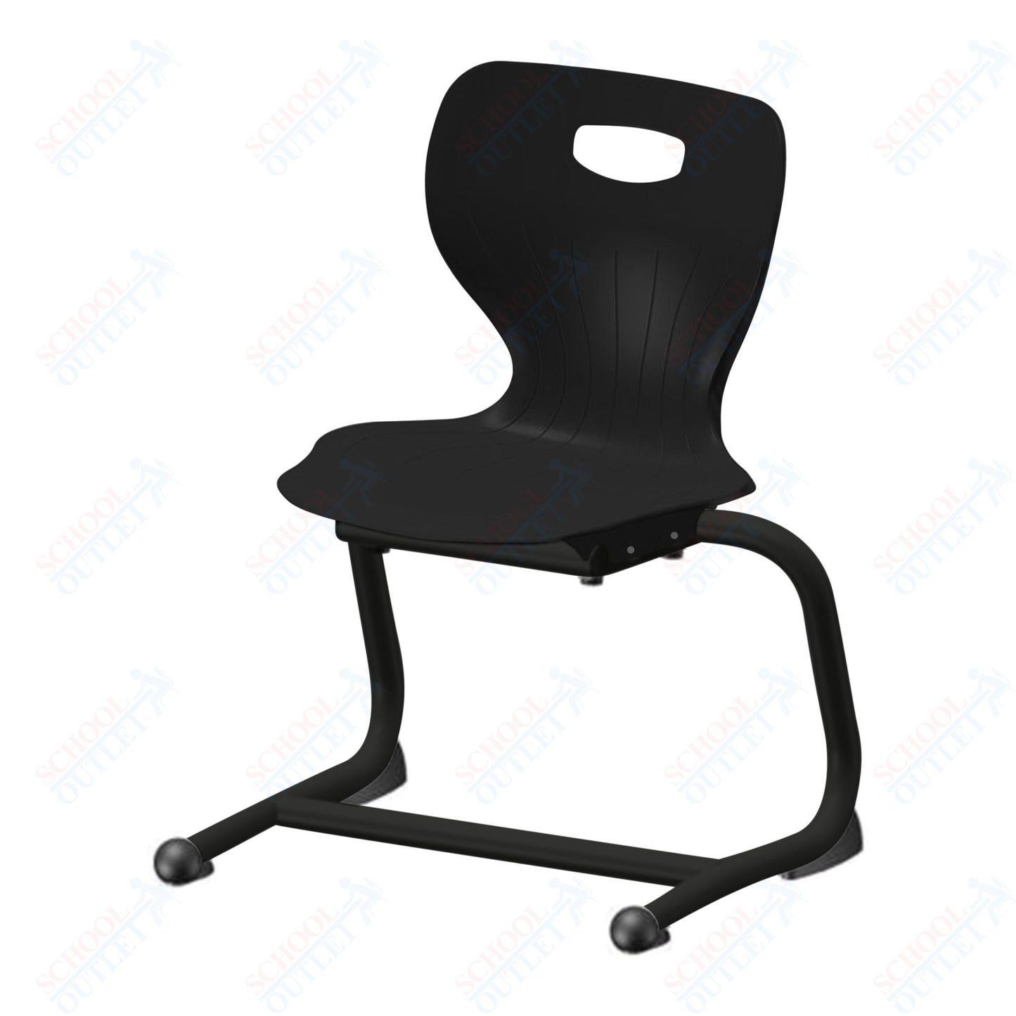 USA Capitol Euroflex 14" Stackable Cantilever Chair (3704)
