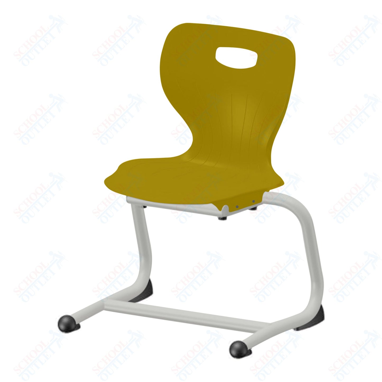 USA Capitol Euroflex 14" Stackable Cantilever Chair (3704)