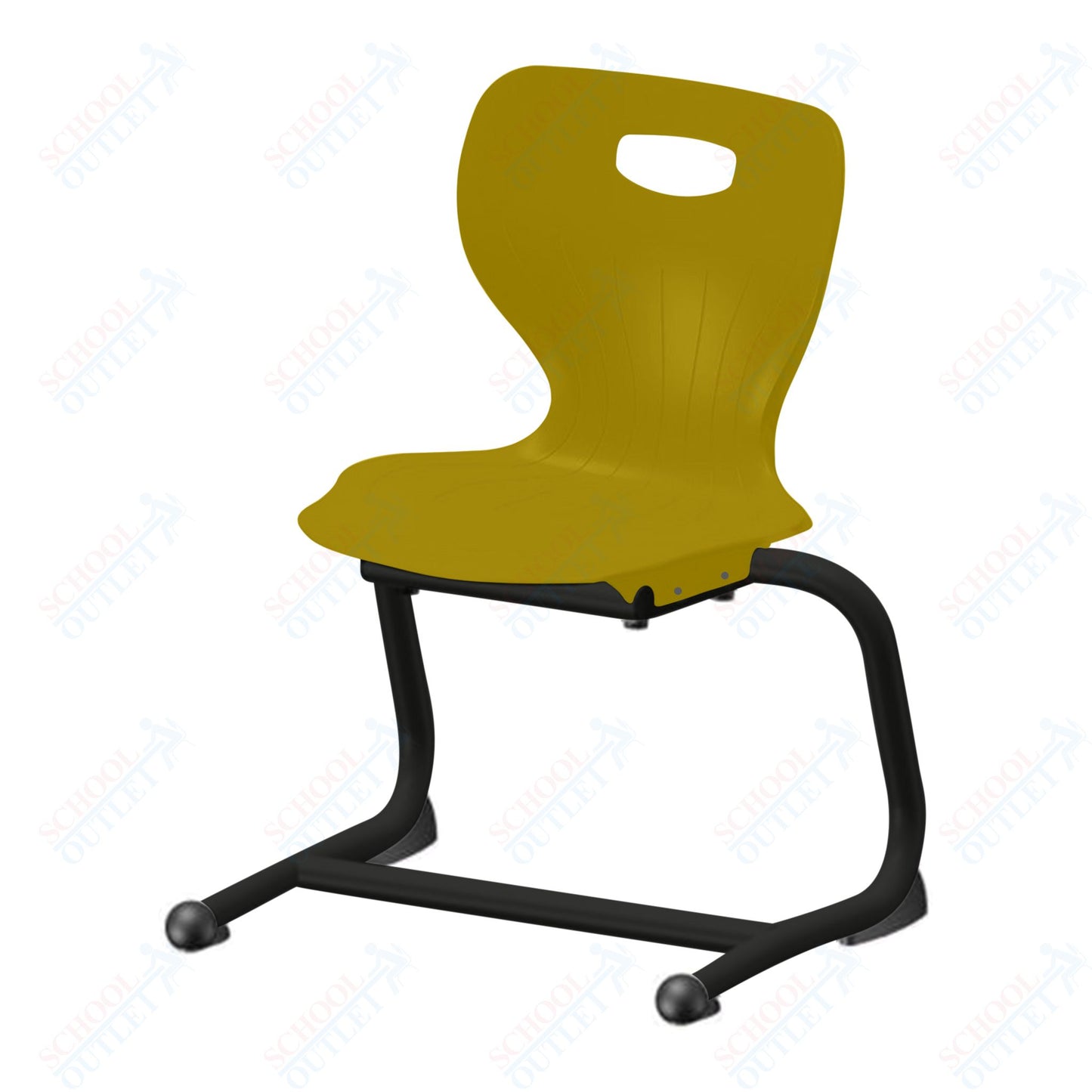 USA Capitol Euroflex 14" Stackable Cantilever Chair (3704)