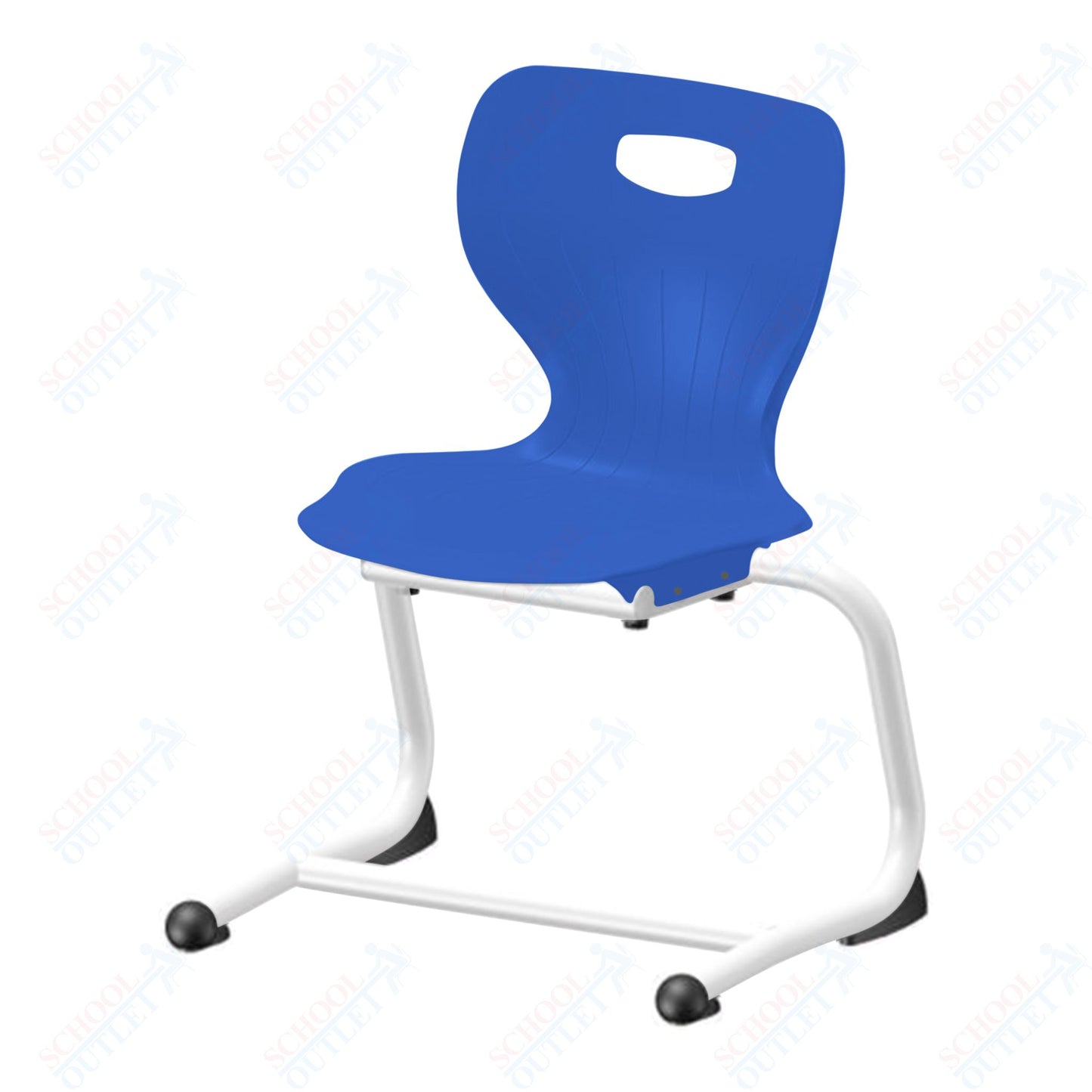 USA Capitol Euroflex 14" Stackable Cantilever Chair (3704)