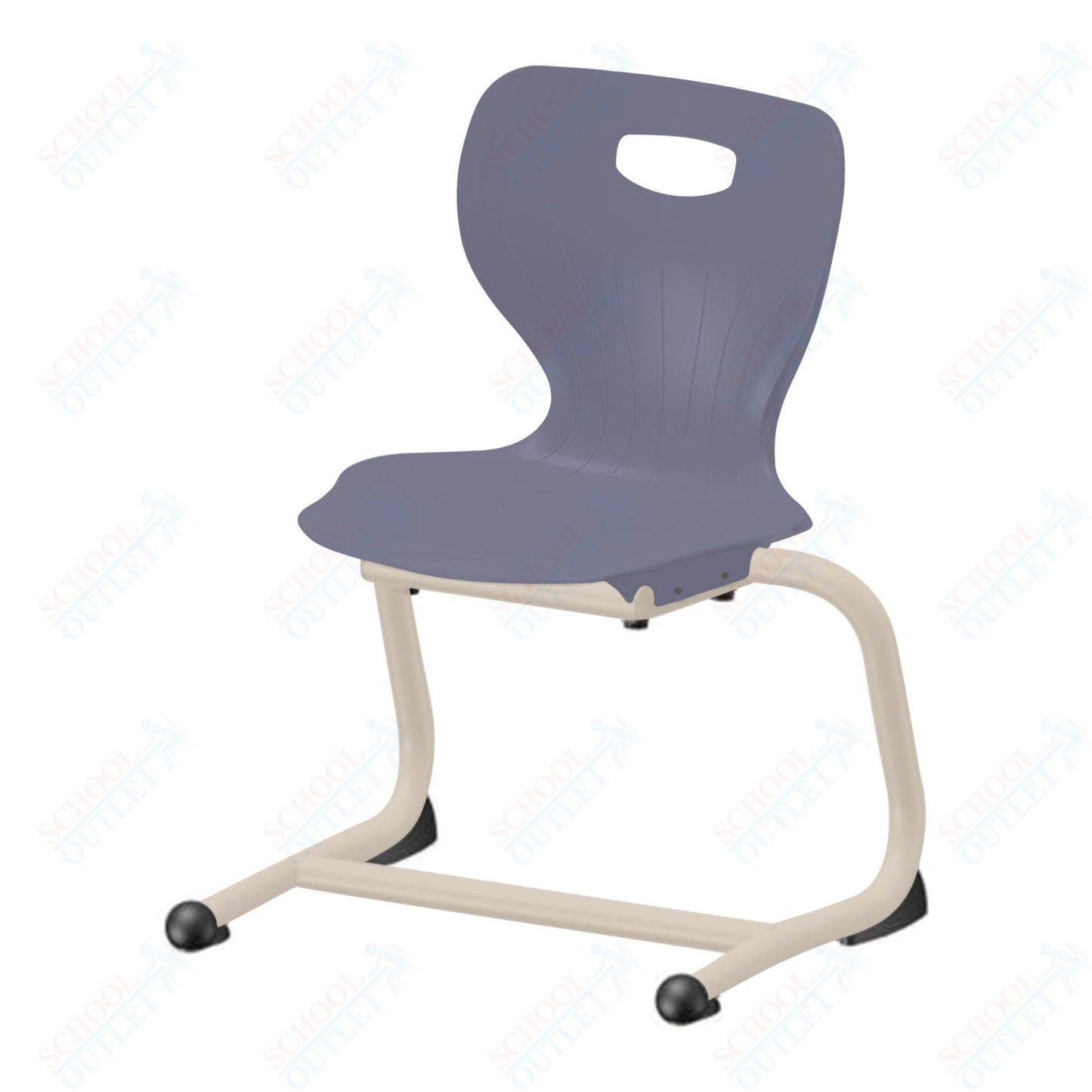USA Capitol Euroflex 14" Stackable Cantilever Chair (3704)