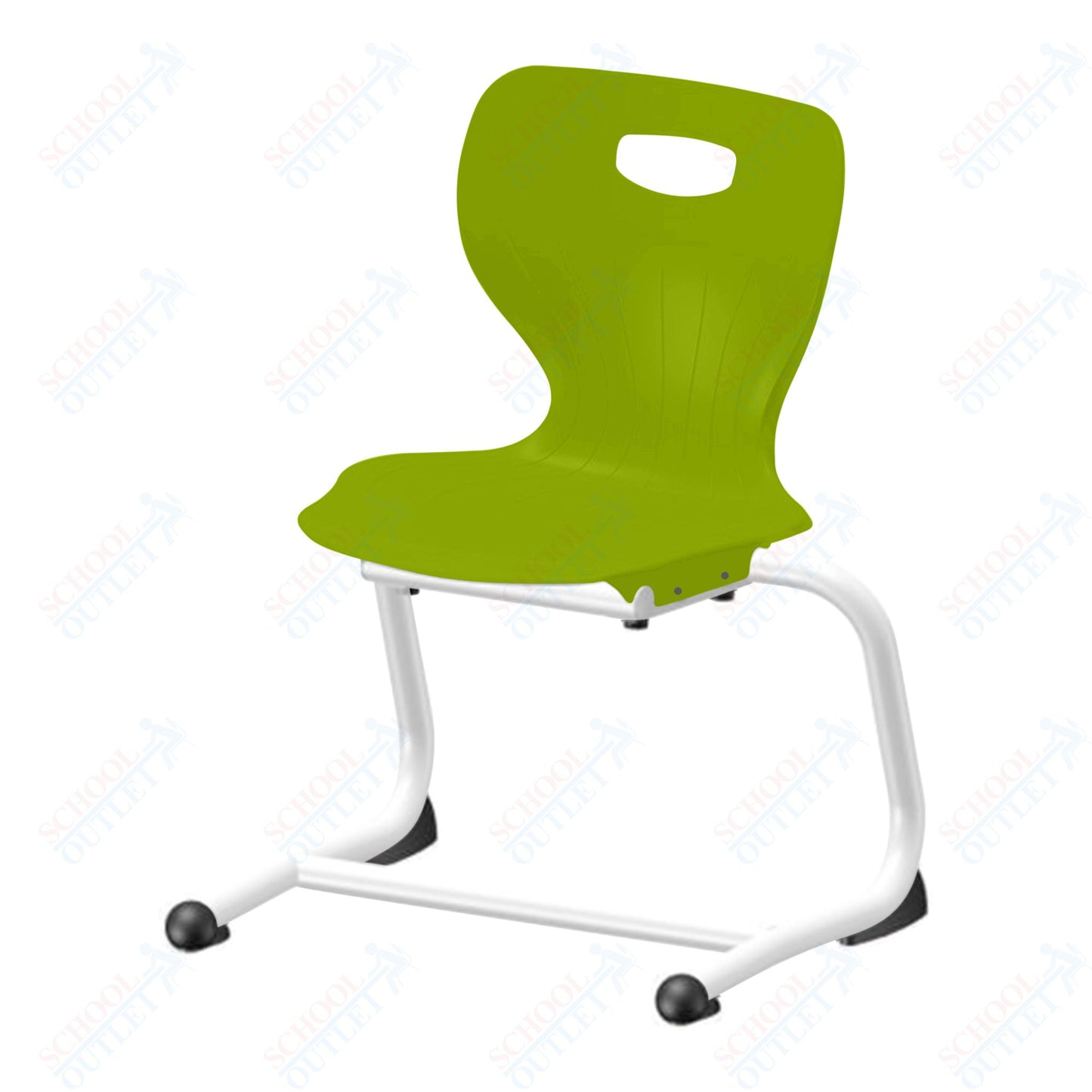 USA Capitol Euroflex 14" Stackable Cantilever Chair (3704)