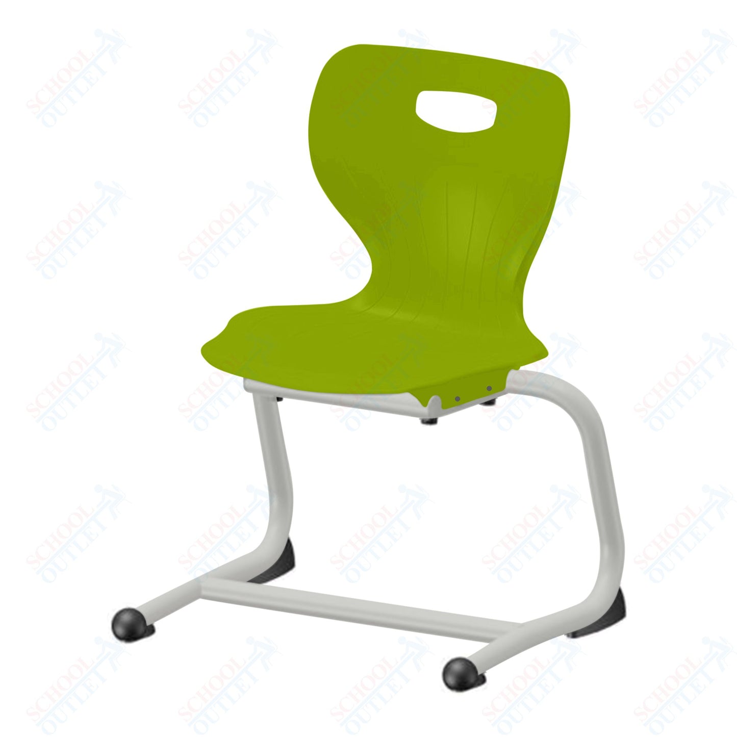 USA Capitol Euroflex 14" Stackable Cantilever Chair (3704)