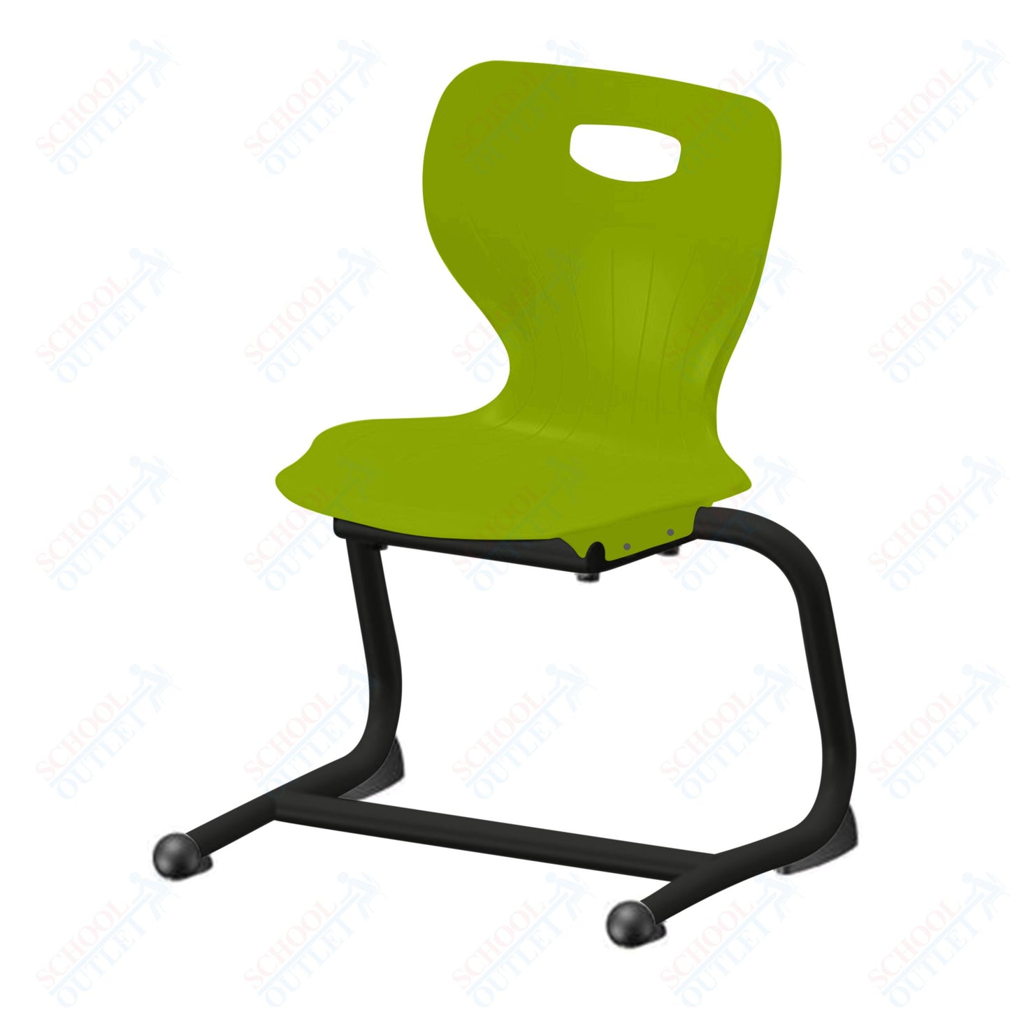 USA Capitol Euroflex 14" Stackable Cantilever Chair (3704)