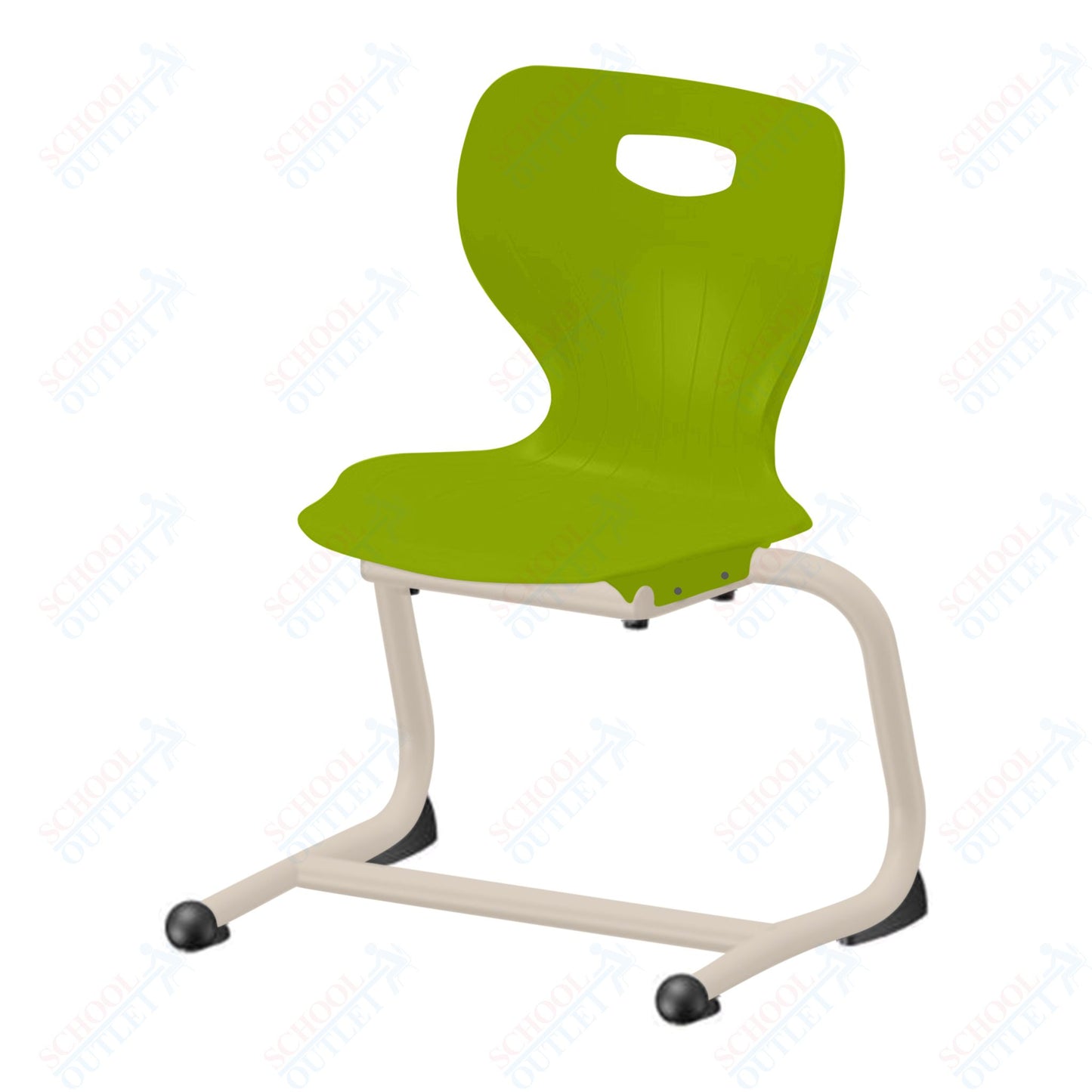 USA Capitol Euroflex 14" Stackable Cantilever Chair (3704)