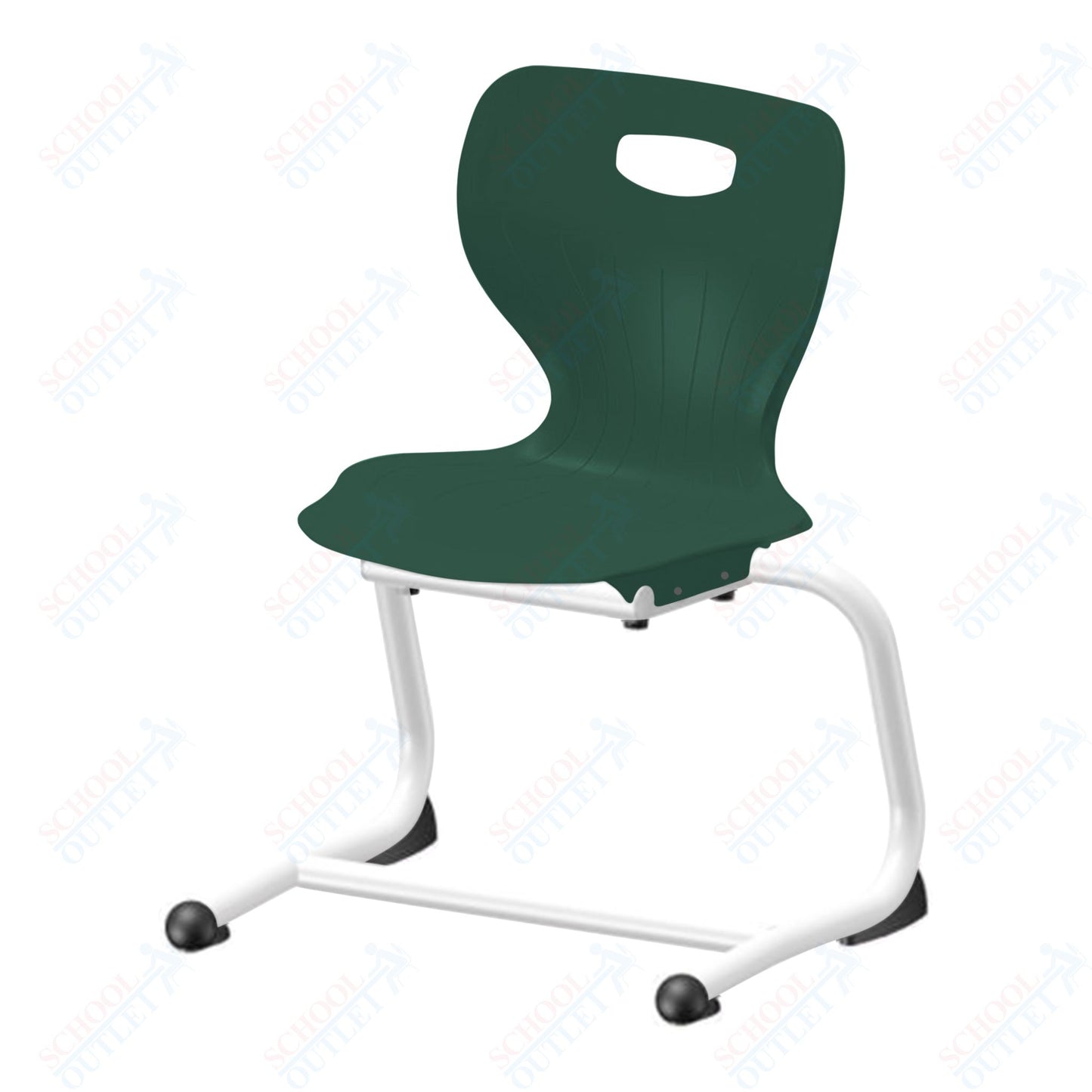 USA Capitol Euroflex 14" Stackable Cantilever Chair (3704)