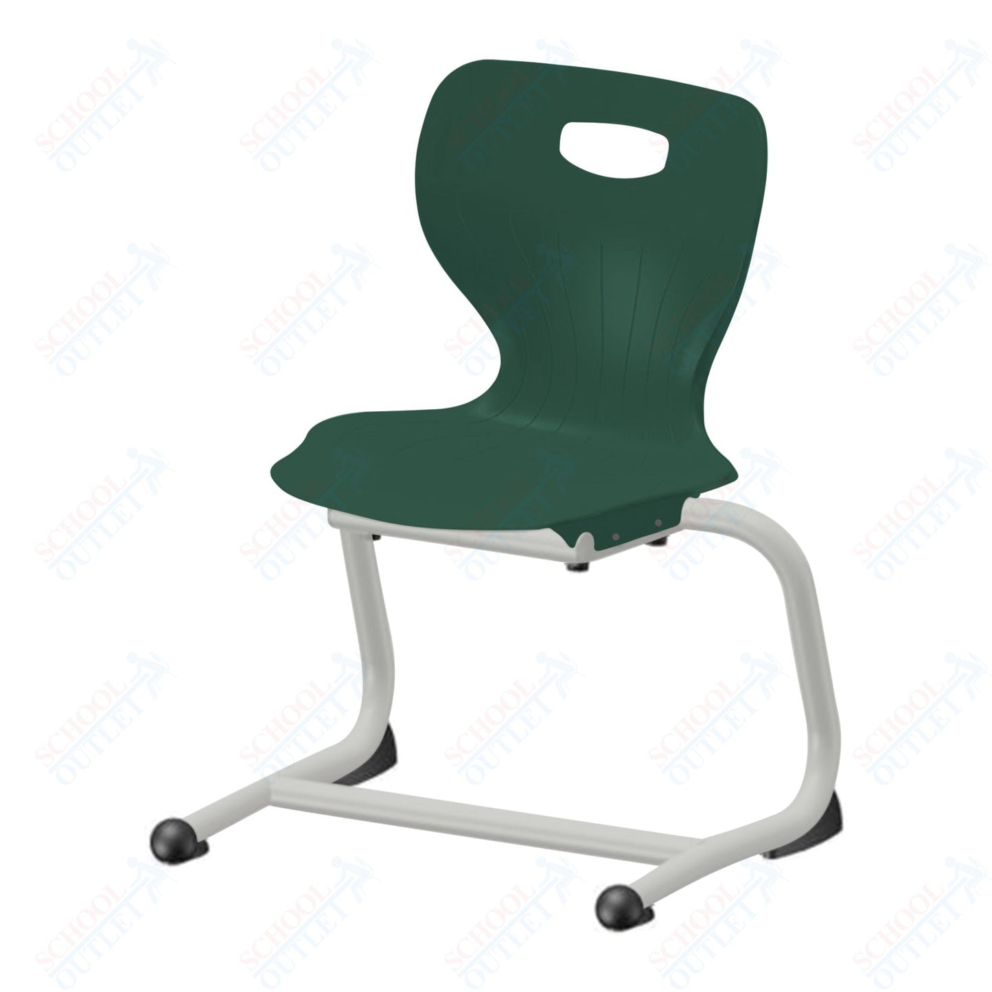 USA Capitol Euroflex 14" Stackable Cantilever Chair (3704)